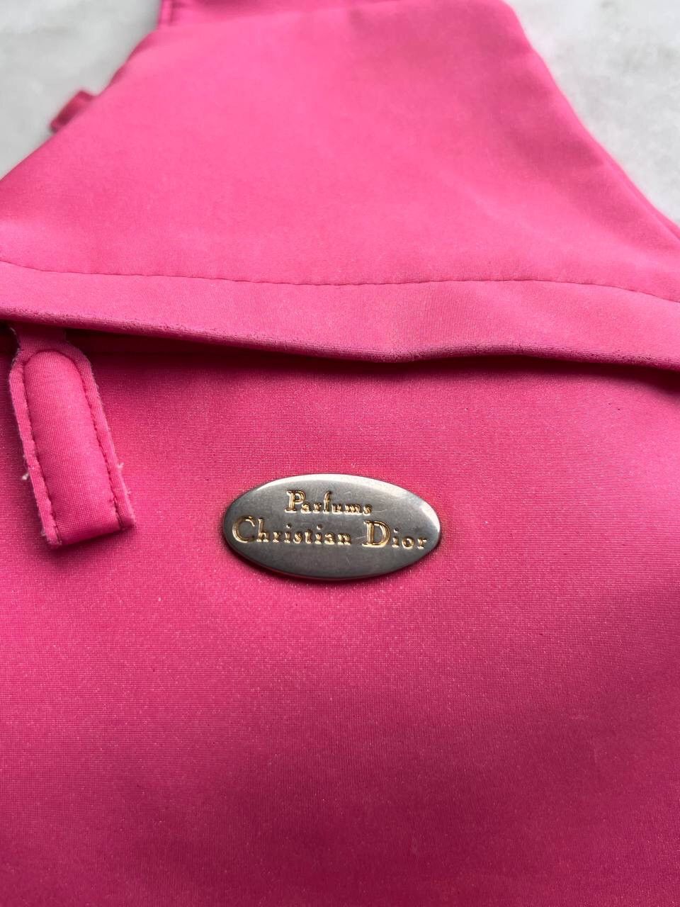 Christian Dior Monsieur × Dior × Vintage Vintage Christian Dior Parfums Saddle Bag Sling Sparkle Pink Size ONE SIZE - 8 Thumbnail