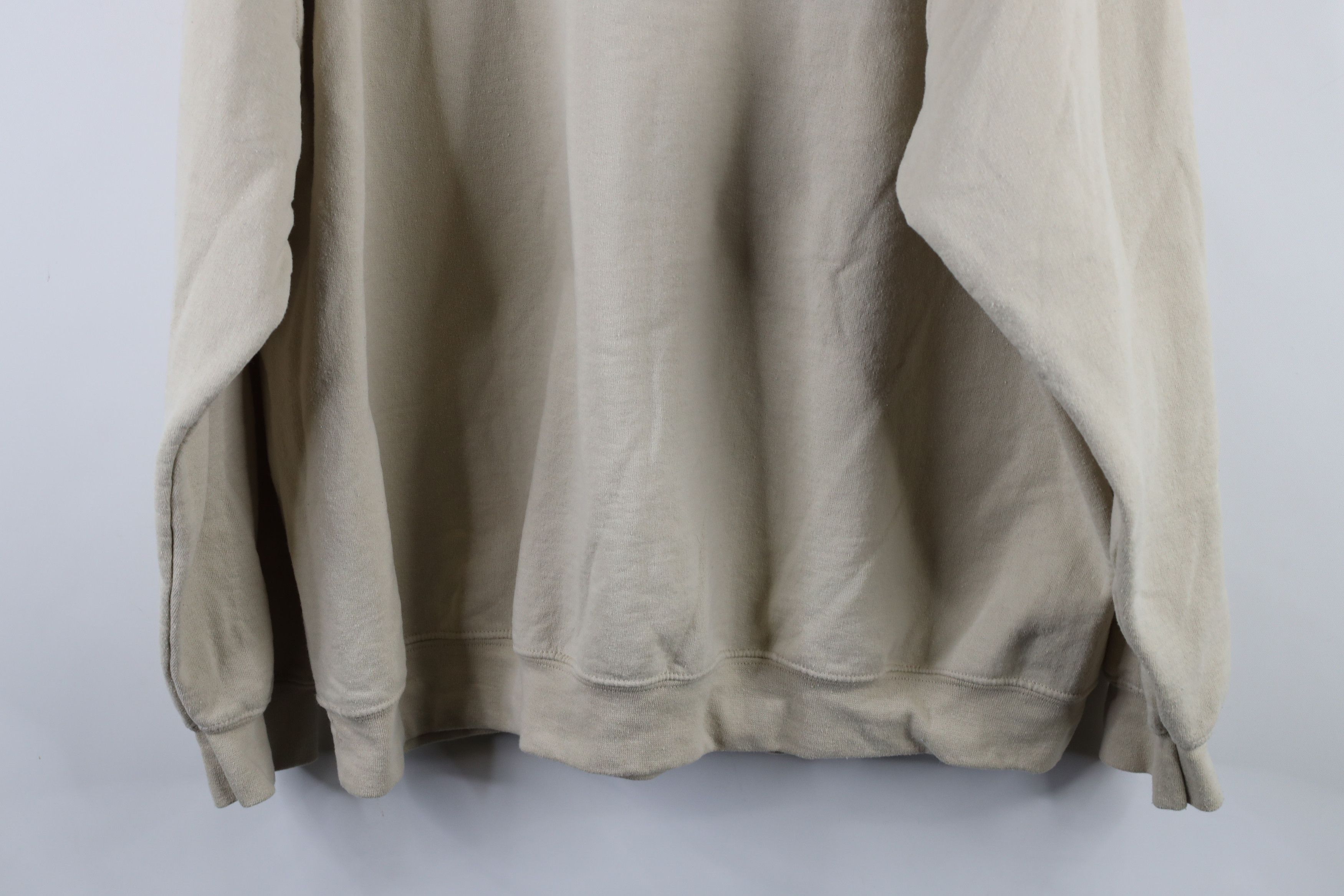 Vintage Vintage 90s Streetwear Puppy Crewneck Sweatshirt Beige Tan Size US XXL / EU 58 / 5 - 13 Thumbnail