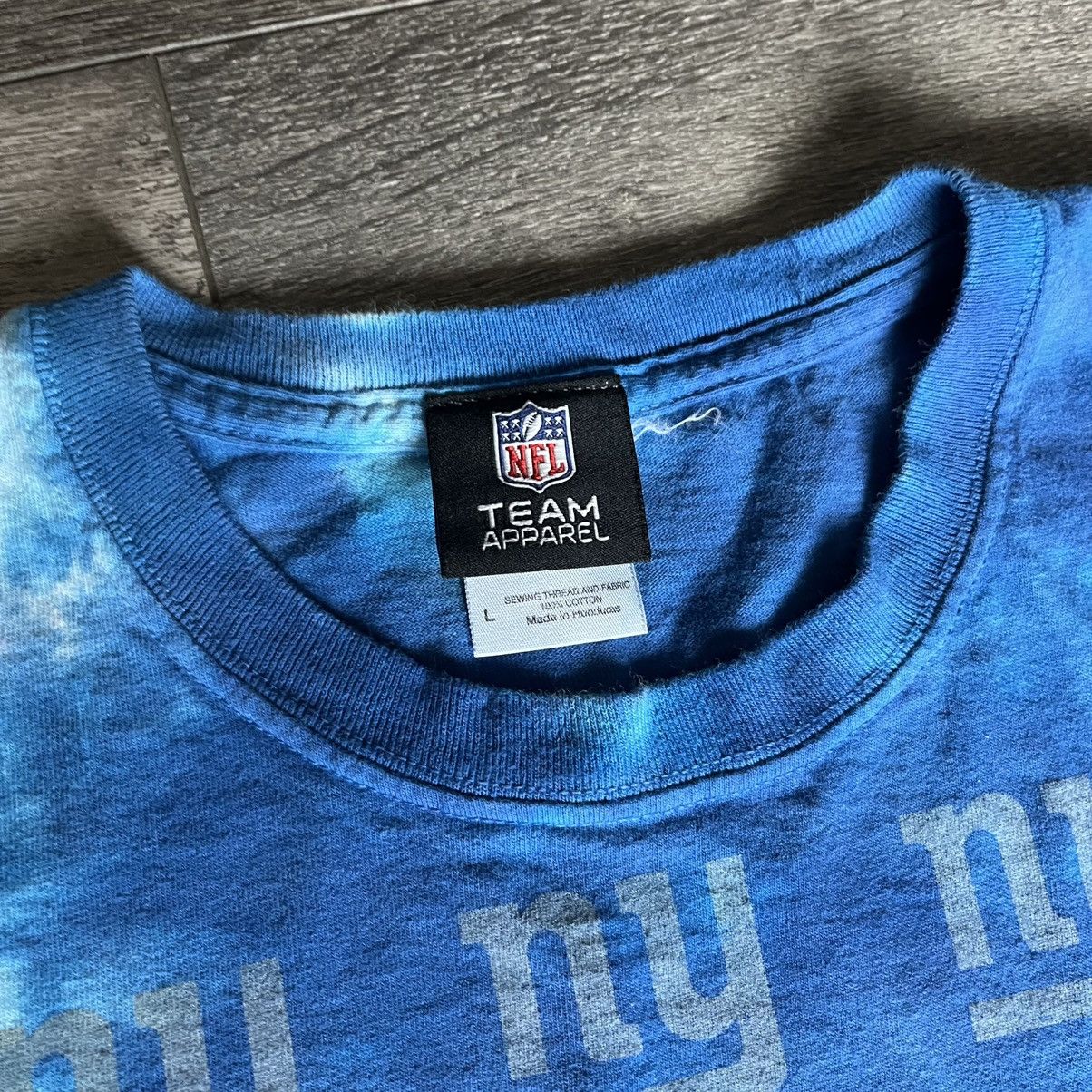 NFL × Vintage Vintage New York Giants Vertical Tie Dye Graphic Logo Tee Size US L / EU 52-54 / 3 - 4 Thumbnail