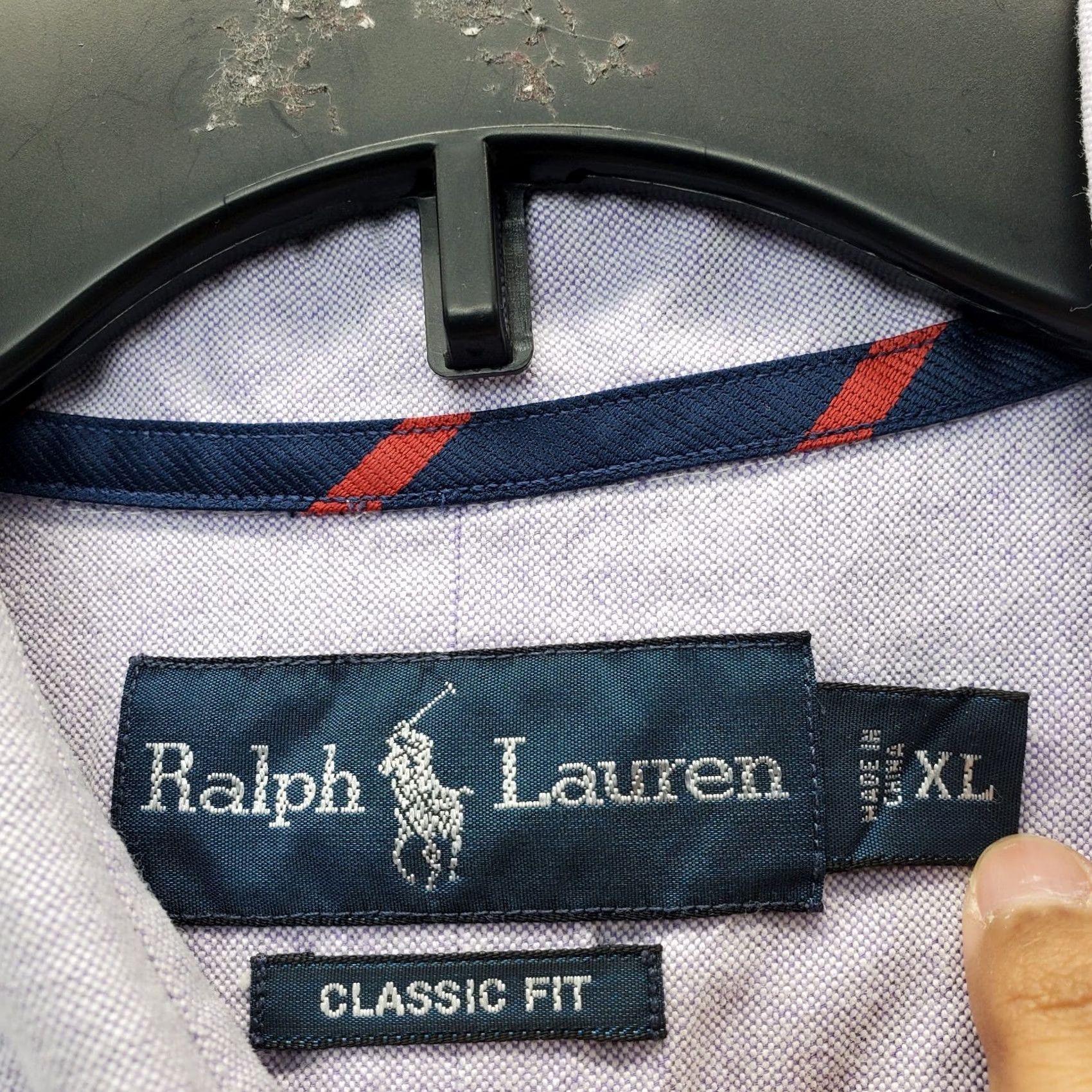 Ralph Lauren Ralph Lauren Shirt Mens XL Purple Classic Fit Button-Down Collar Pony Logo Button-Up Size US XL / EU 56 / 4 - 5 Thumbnail
