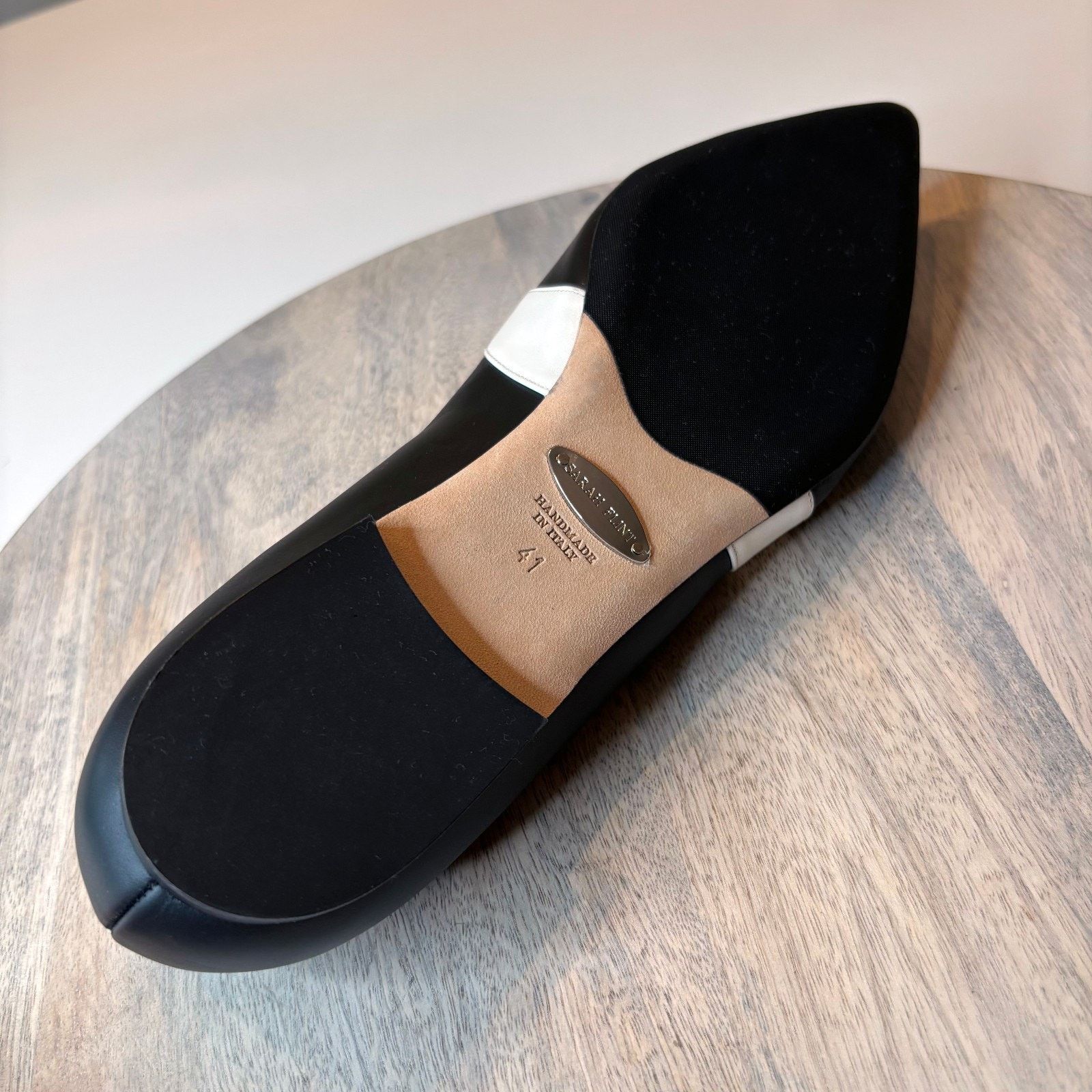 Sarah Flint Sarah Flint Kim Black White Ballet Flats Shoes EU 41 US 11 Size US 11 / IT 41 - 11 Thumbnail