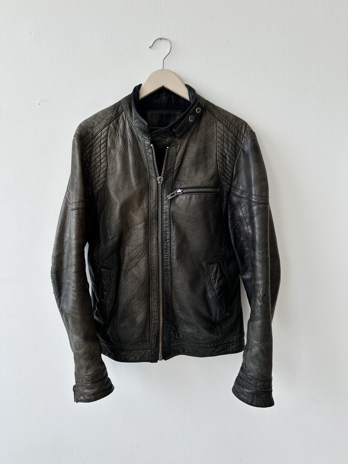 Vintage Vintage Leather Biker Jacket Size US M / EU 48-50 / 2 - 11 Thumbnail