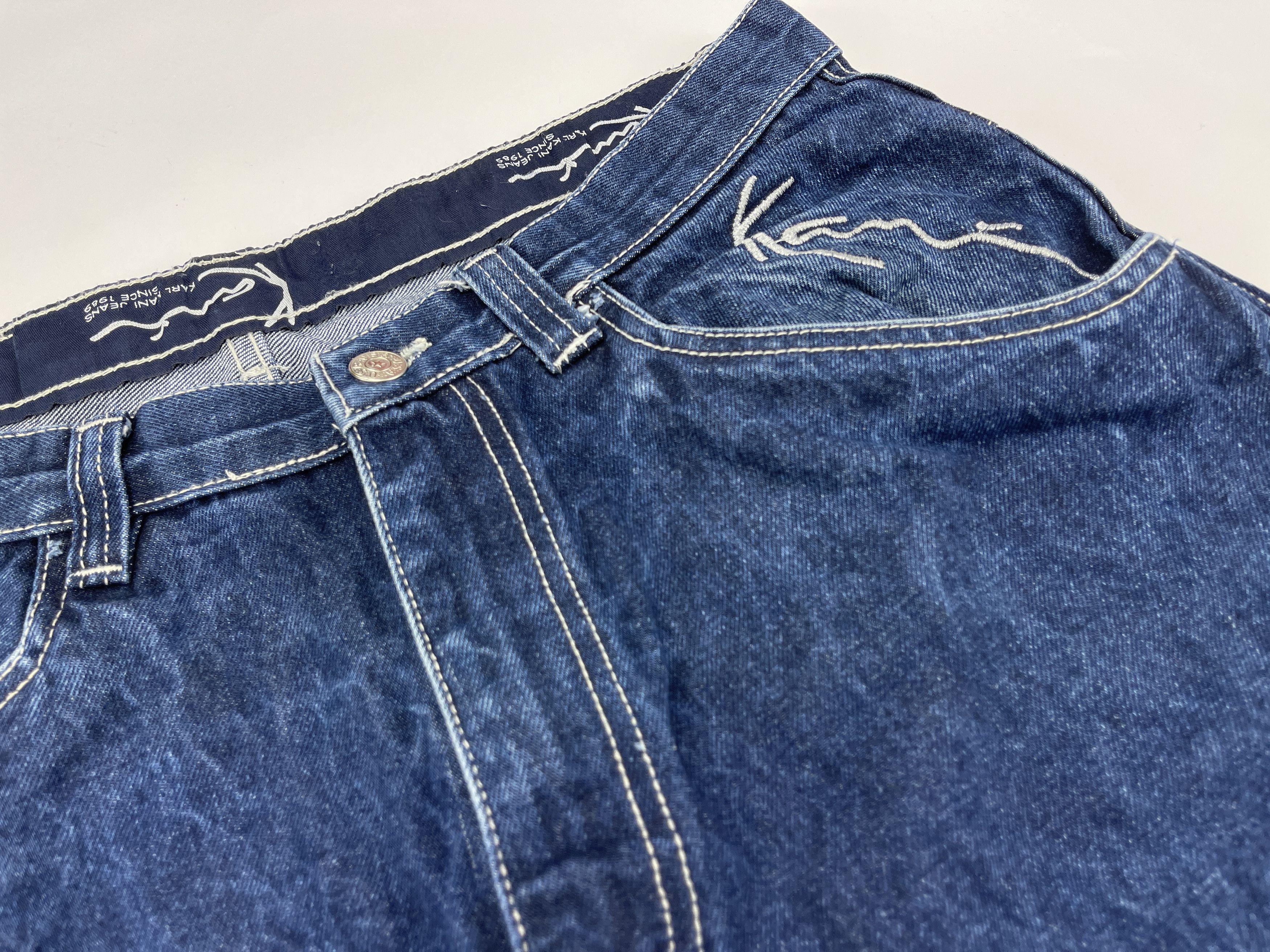 Karl Kani KARL KANI jeans, baggy, vintage Kani jeans, 90s hip hop W 34 Size US 34 / EU 50 - 12 Thumbnail