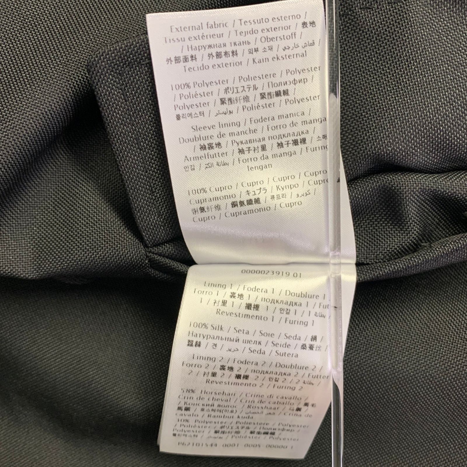 Valentino VALENTINO Size 38 Double Breasted Peak Lapel Sport Coat Size 38R - 10 Thumbnail