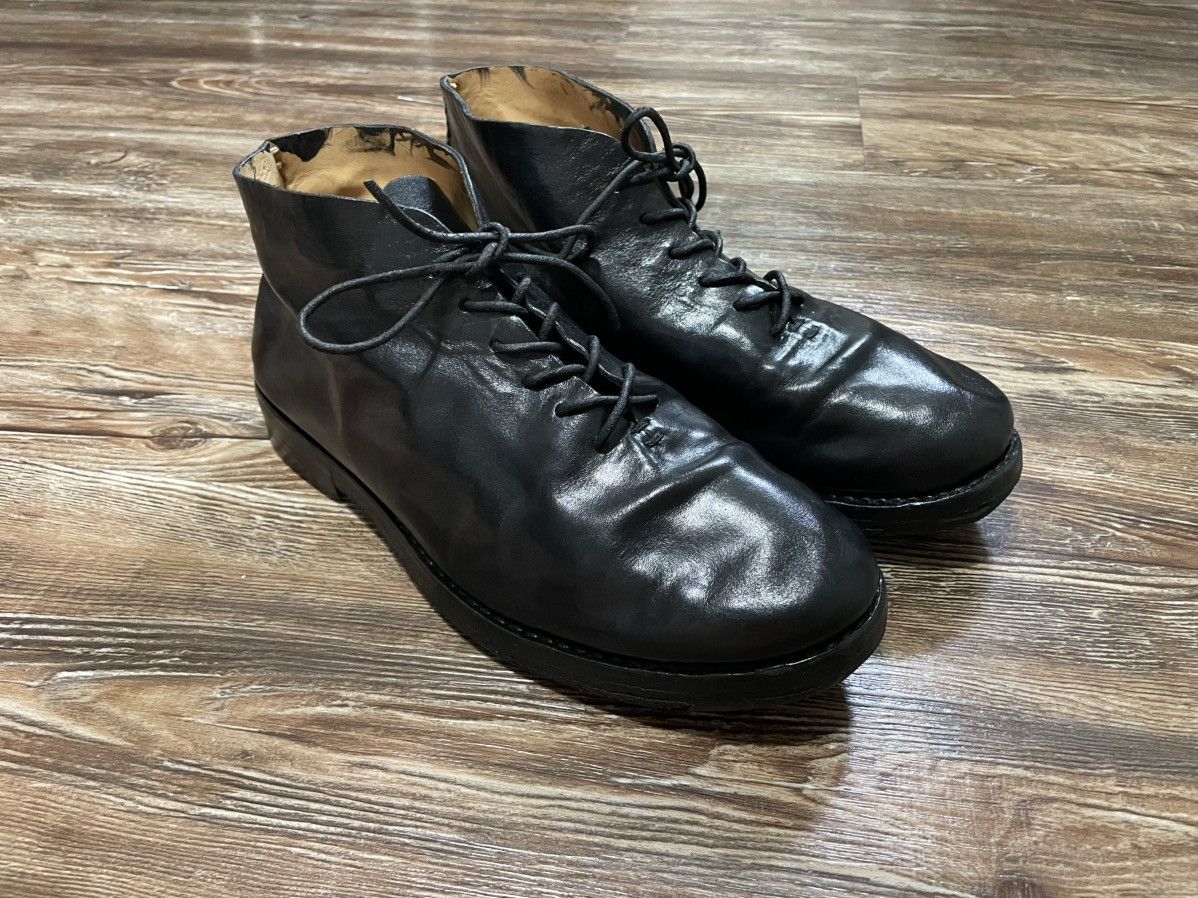 Feit Feit Braided Ankle Boot Black Leather Crepe Stitched 9.5 Size US 9.5 / EU 42-43 - 1 Thumbnail