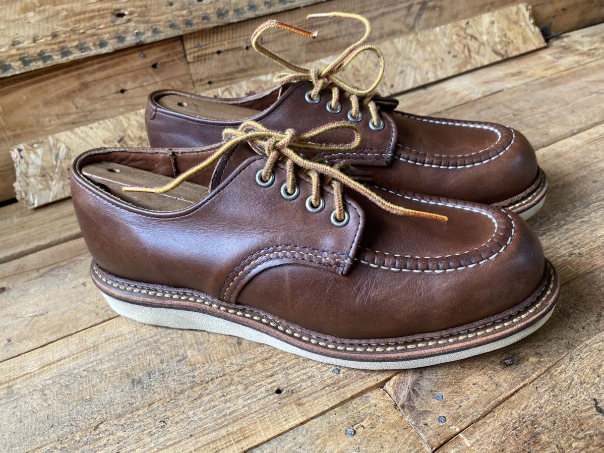 Red Wing Redwing oxford mahogany brown leather shoes style 8109 Size US 7.5 / EU 40-41 - 8 Thumbnail