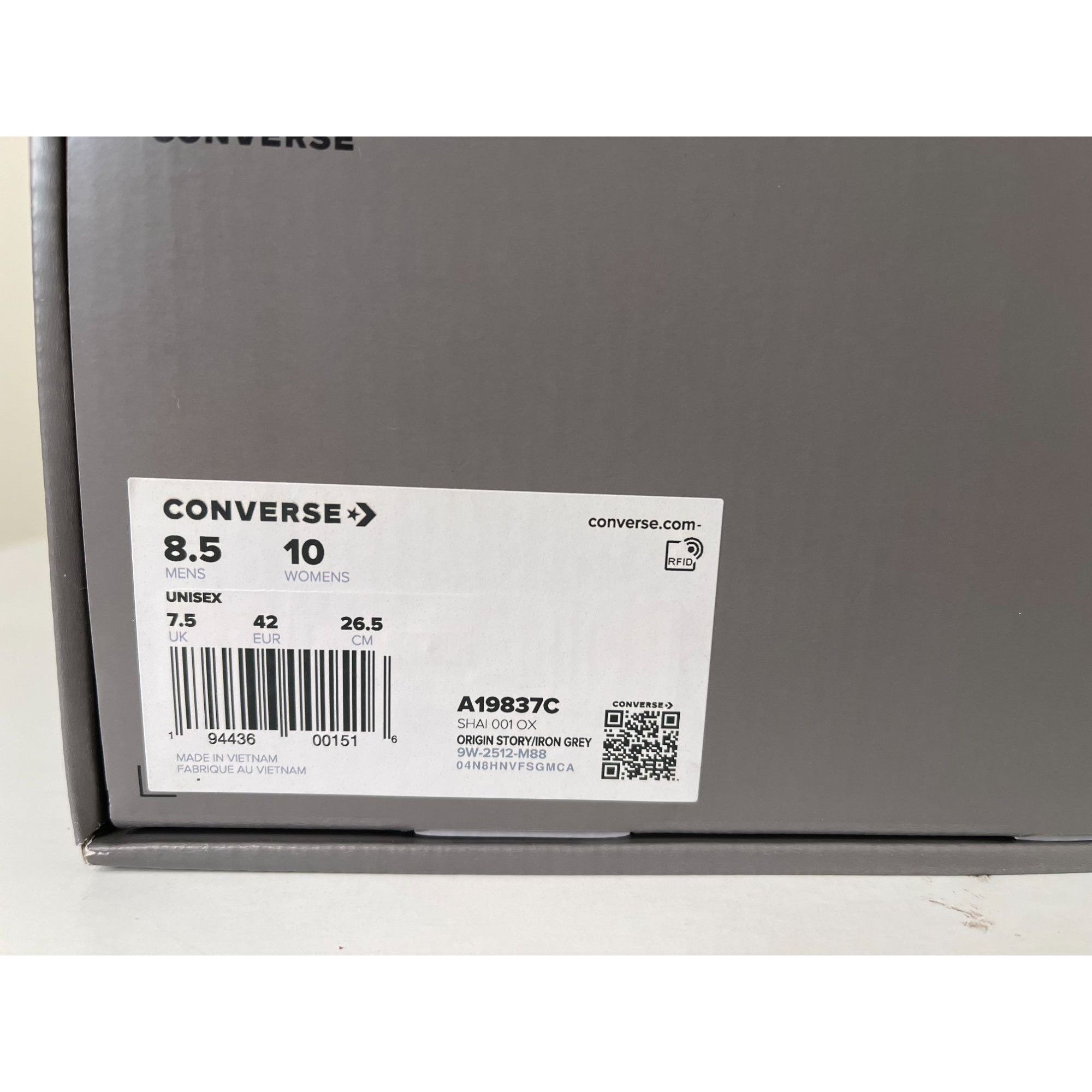 Converse Converse SHAI 001 Ares Grey Origin Story Mens 8.5us Size US 8.5 / EU 41-42 - 8 Thumbnail
