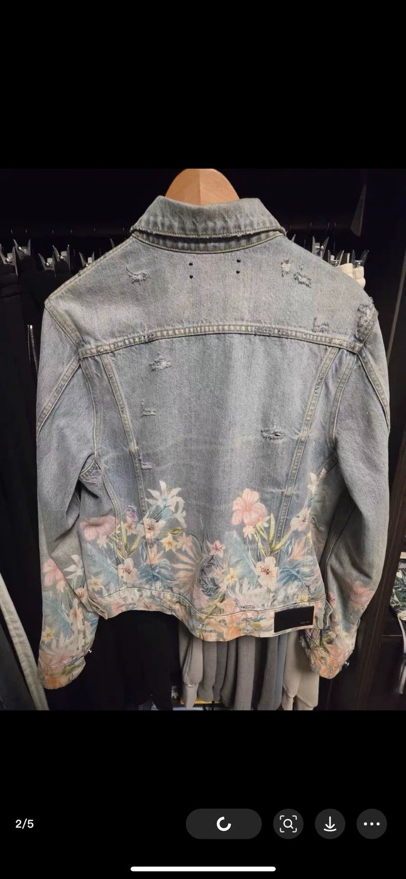 Amiri Amiri Denim printed jacket 2501-Nextarrow Size US L / EU 52-54 / 3 - 2 Thumbnail