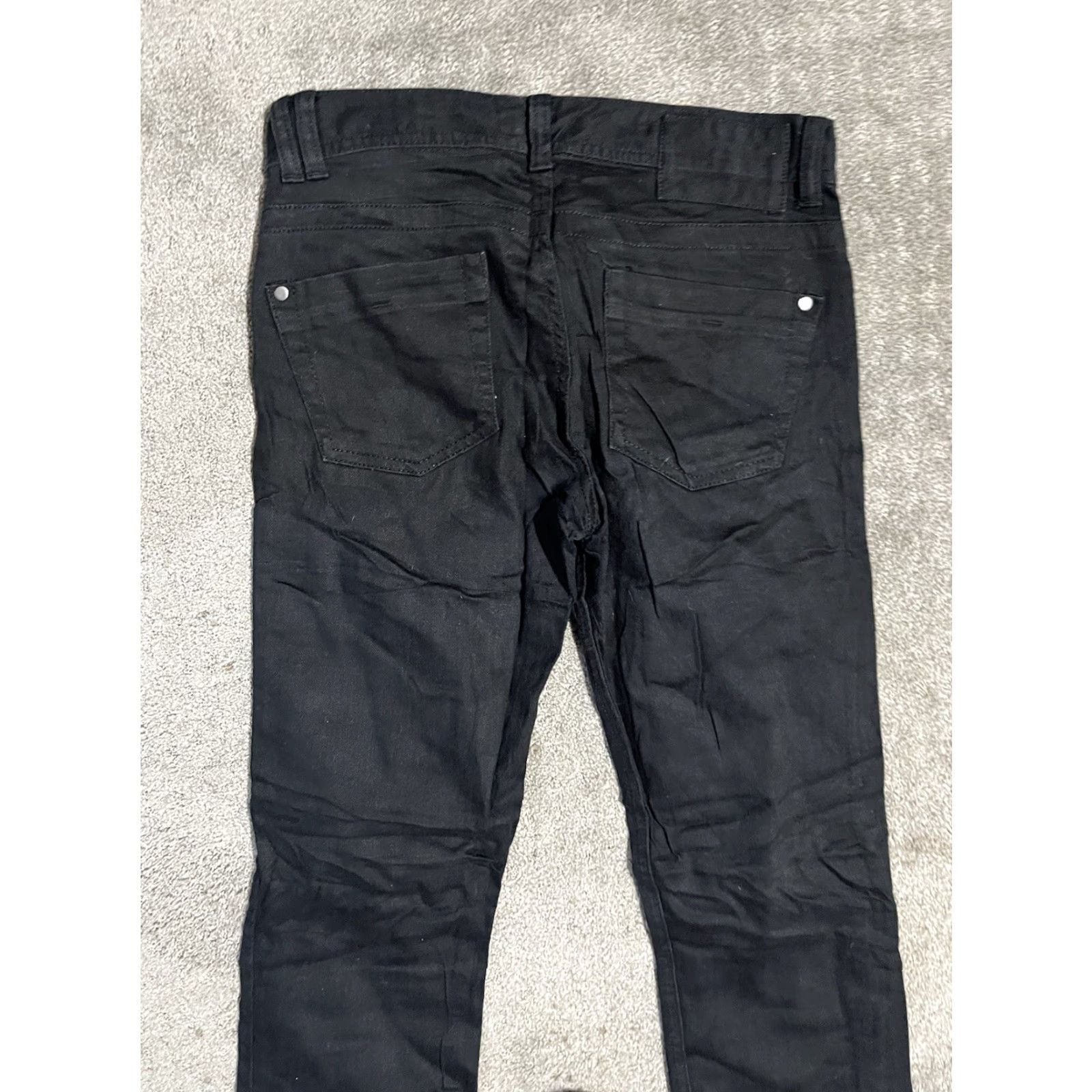 H&M H&M &DENIM Black Skinny Low Rise Ankle Jeans 5-Pocket Zip Women 6 Size 28" / US 6 / IT 42 - 4 Thumbnail