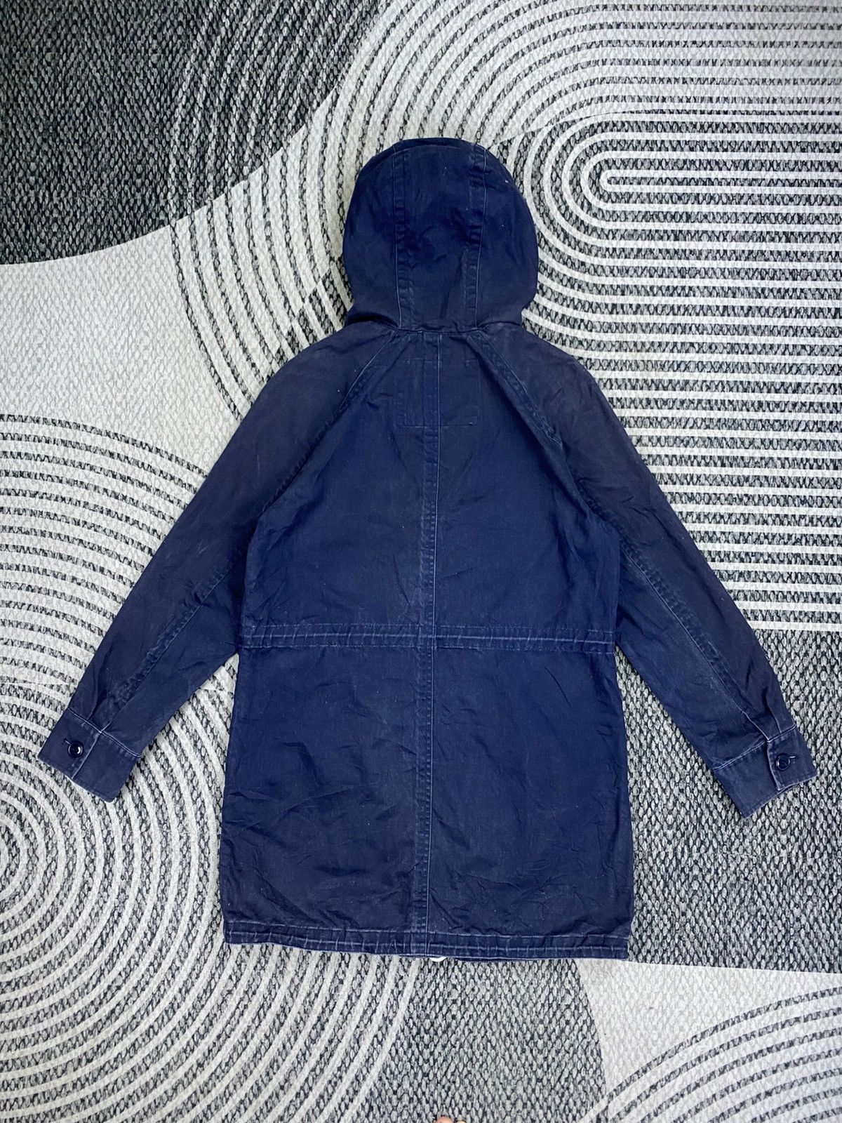 Lands' End Vintage Land’s End Long Button Hooded Jacket Size M / US 6-8 / IT 42-44 - 2 Thumbnail