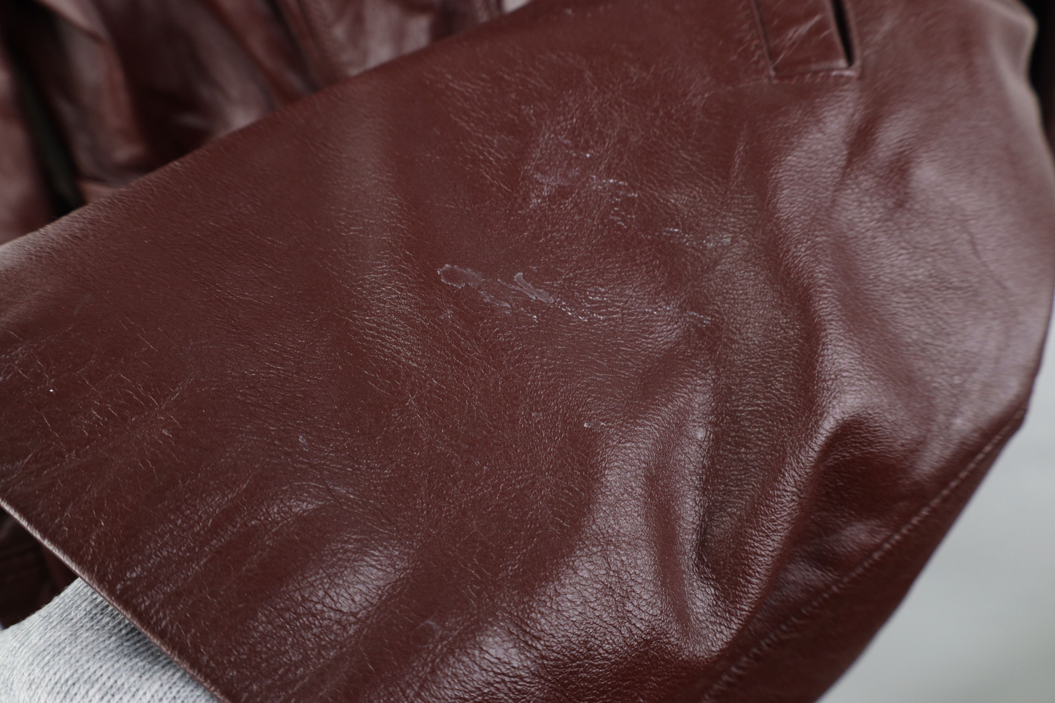 Vintage Vintage 70s Streetwear Belted Cow Leather Trench Coat Size 3XL / US 20-22 - 7 Thumbnail