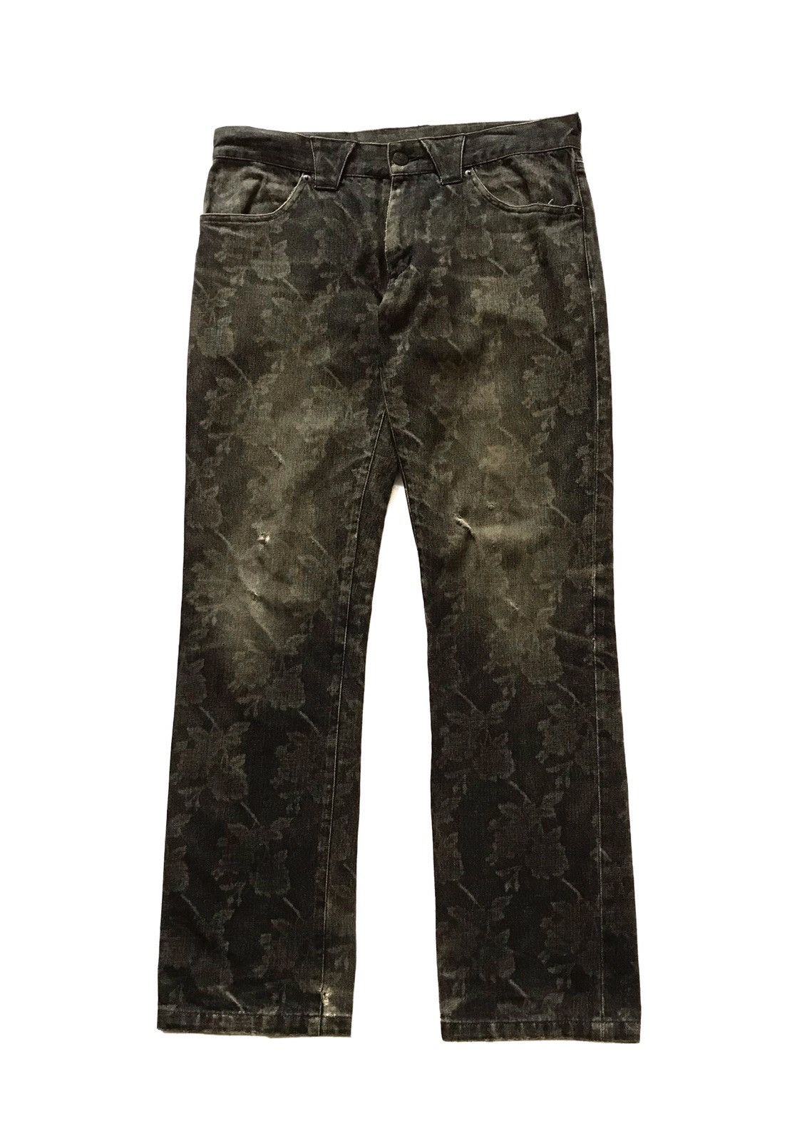 14th Addiction × 20471120 × Beauty Beast JAPANESE BRAND FAUST FULLPRINT FLOWER TROUSER PANTS Size US 30 / EU 46 - 1 Thumbnail