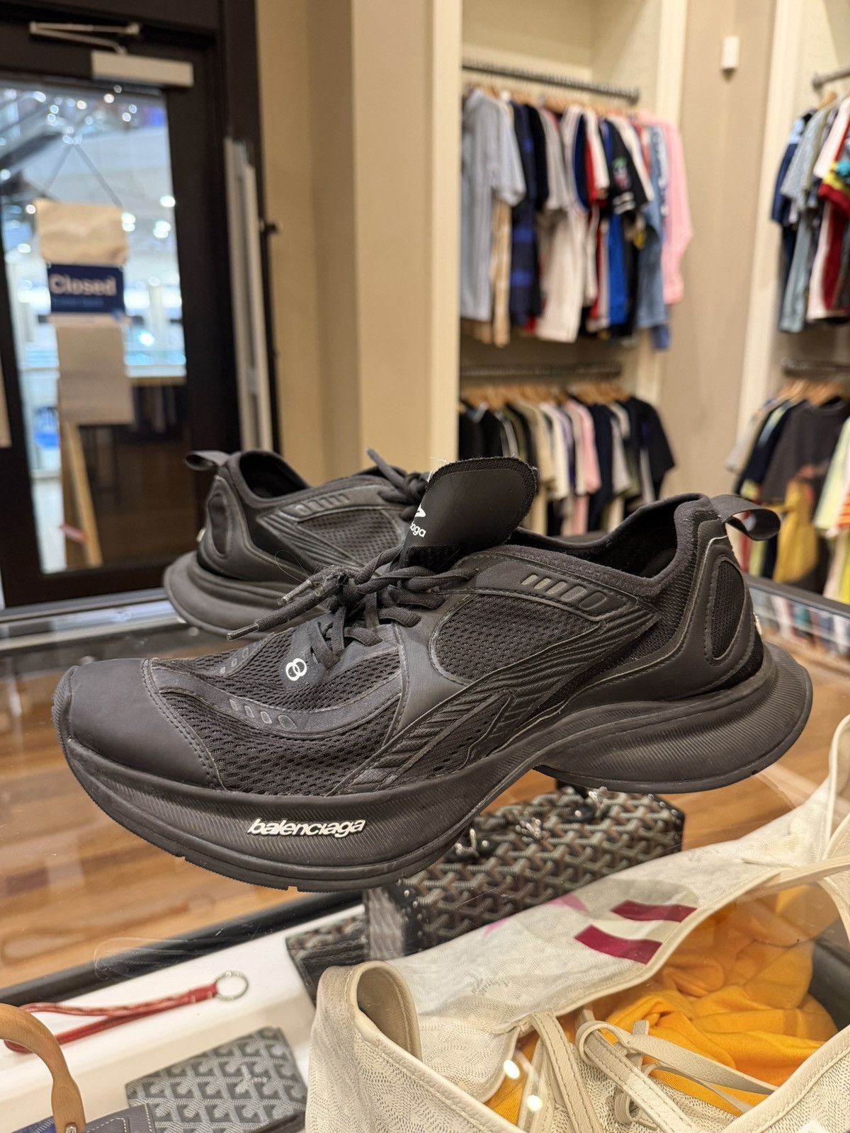 Balenciaga Balenciaga Circuit Worn Out Sneaker - Black Size US 12 / EU 45 - 1 Thumbnail