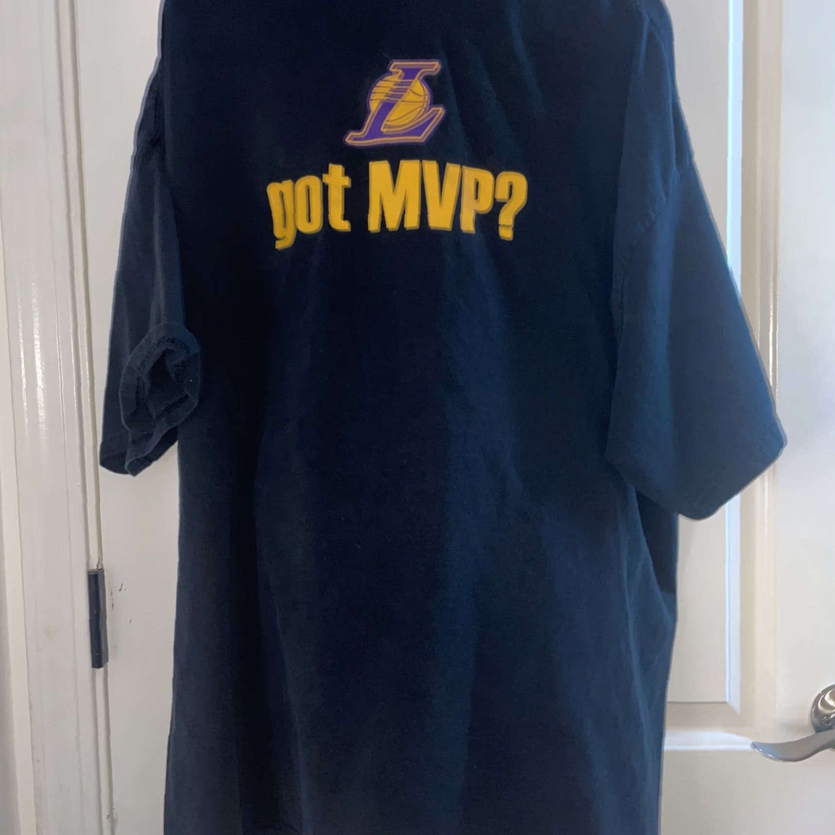 Champion VINTAGE Los Angeles Lakers Western Conference Champions 3XL T-Shirt Men Black Got MVP? Size US XXL / EU 58 / 5 - 5 Thumbnail