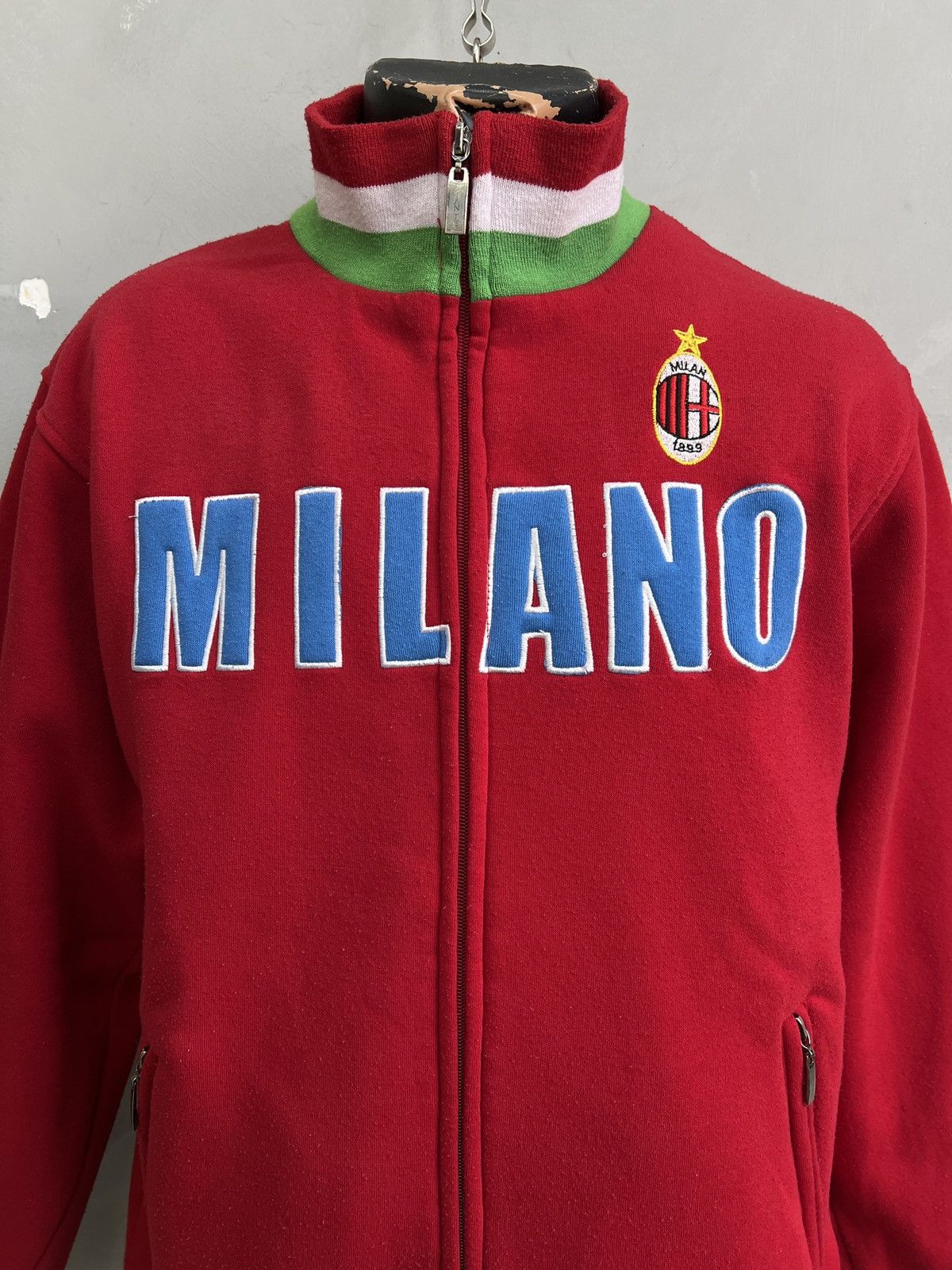 Other AC Milan blokecore zip truck jacket y2k style Size US M / EU 48-50 / 2 - 2 Thumbnail