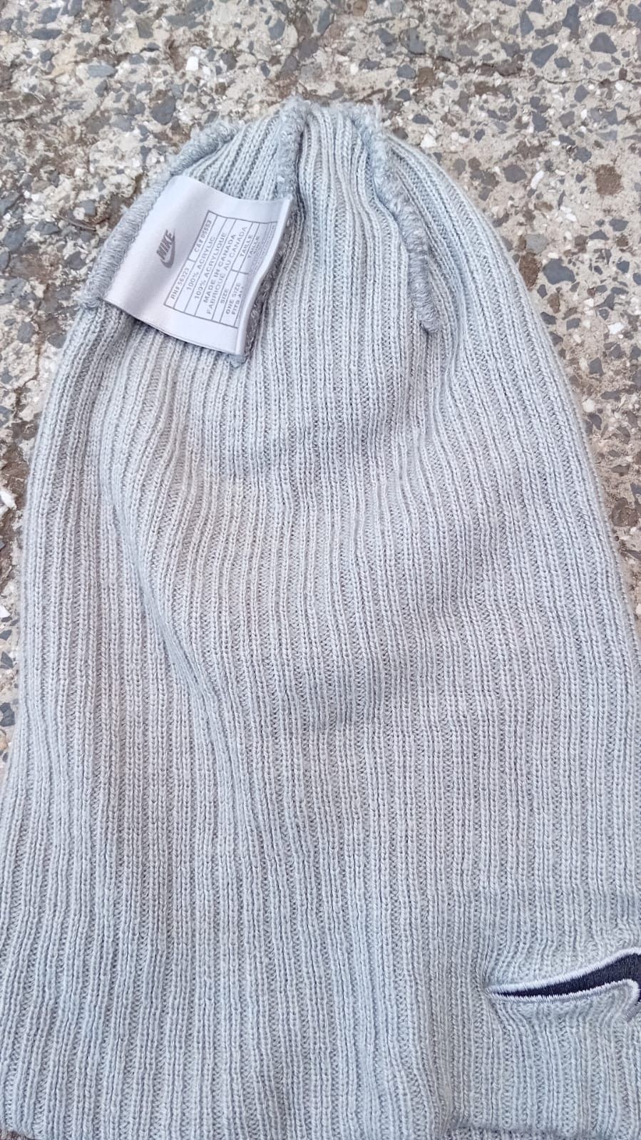 Nike × Vintage Nike Beanie Swoosh Vintage Made in Canada Winter Hat Size ONE SIZE - 5 Thumbnail