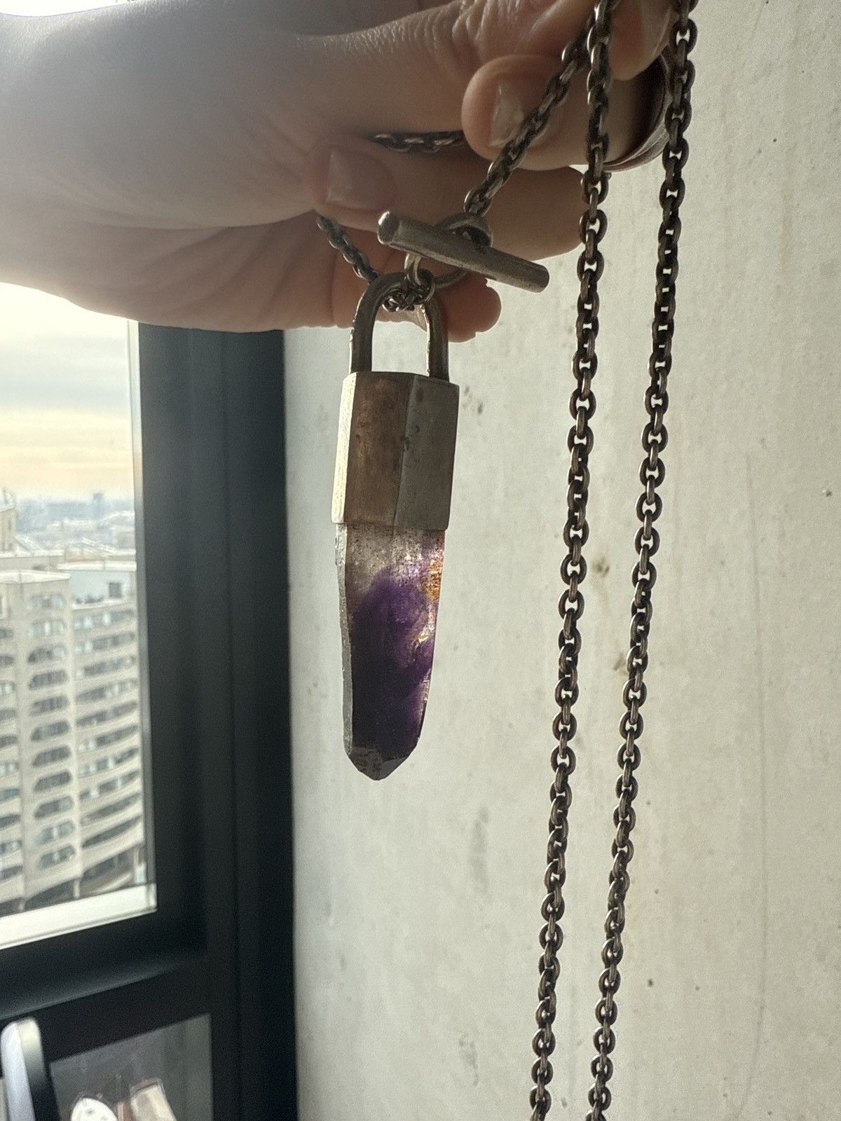 Parts Of Four Parts of 4 amethyst necklace Size ONE SIZE - 2 Thumbnail