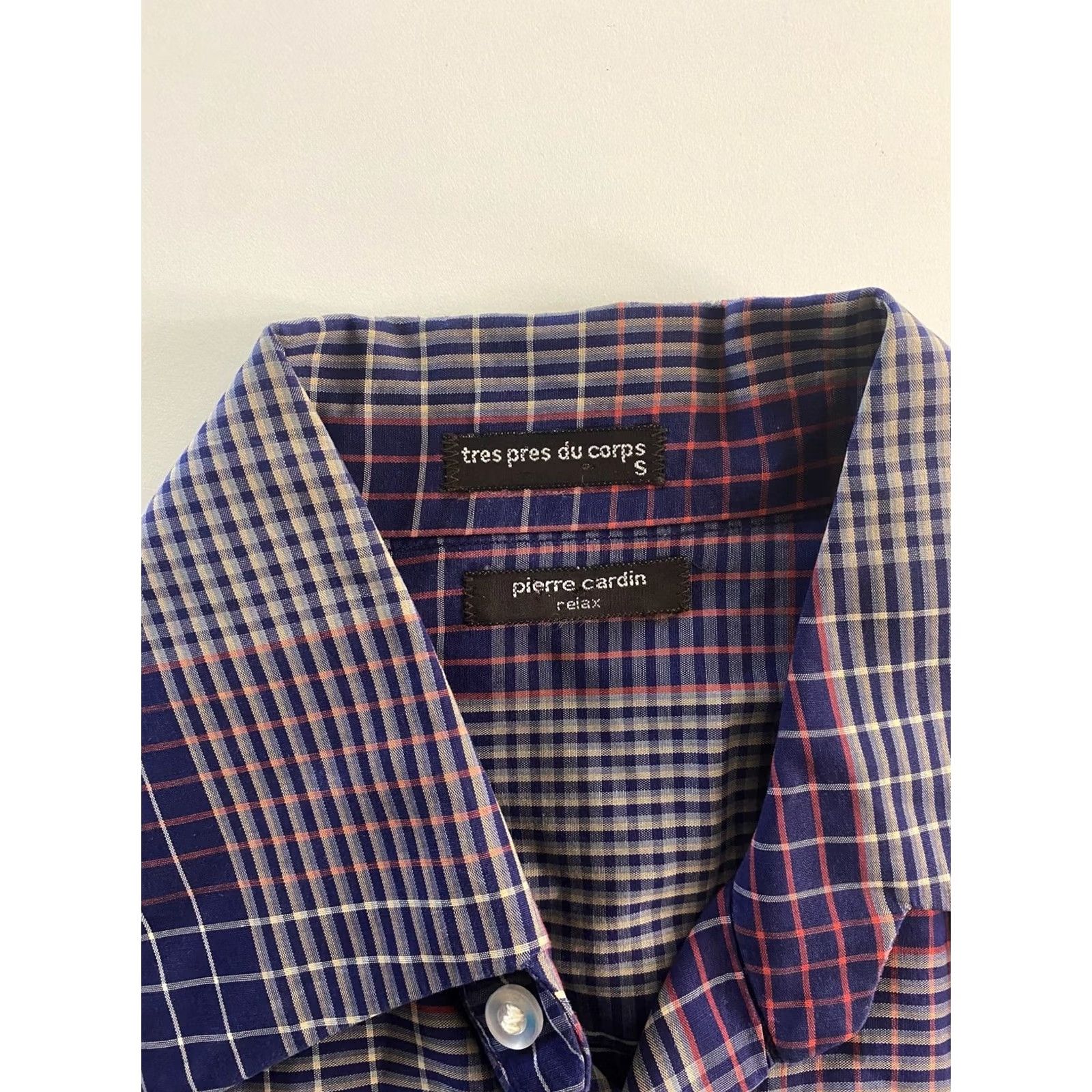 Pierre Cardin VTG Pierre Cardin Plaid LONG SLEEVE SHIRT Small S Multicolor Mens Button-Up User-defined 1980s VTG Size US S / EU 44-46 / 1 - 4 Thumbnail