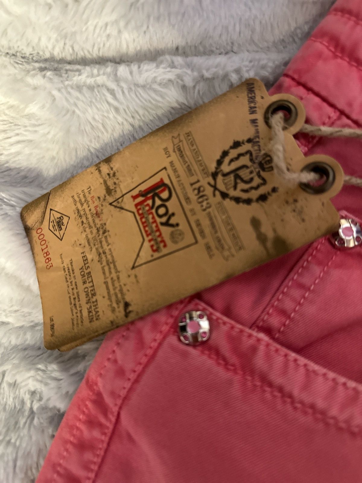 Other Pink bling skinny jeans Size 26" / US 2 / IT 38 - 4 Thumbnail