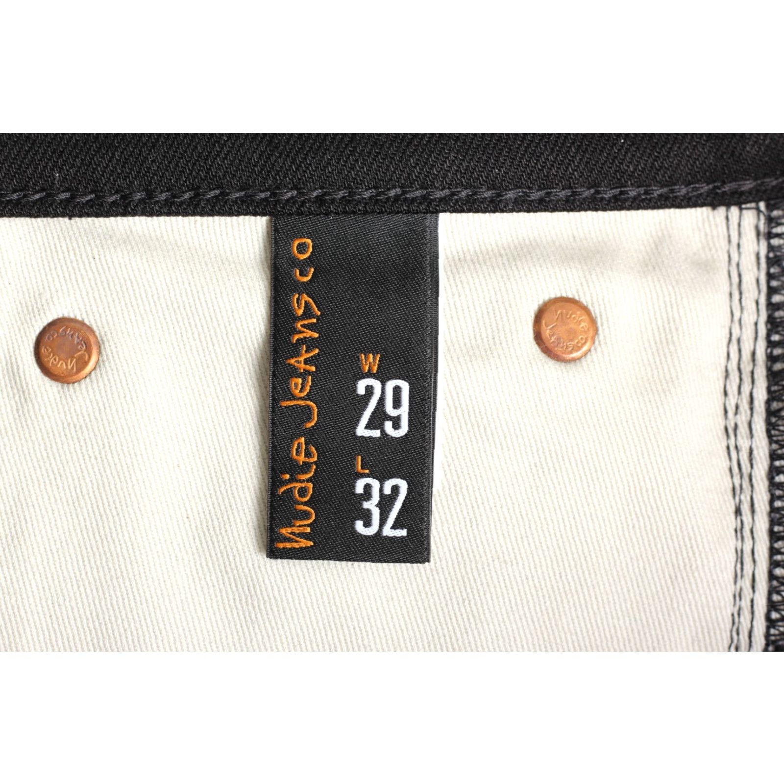 Nudie Jeans NUDIE JEANS TILTED TOR Dry Cold Black Skinny Stretch Jeans Men 29/32 W29 L32 DZ7255 Size US 29 - 7 Thumbnail