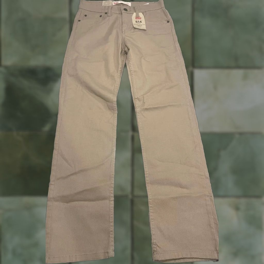 Levi's NWT LEVI 514 JEANS TAN 14 REGULAR 27x28.5 STRAIGHT FIT WOMEN Size 36" / US 14 / IT 50 - 1 Thumbnail