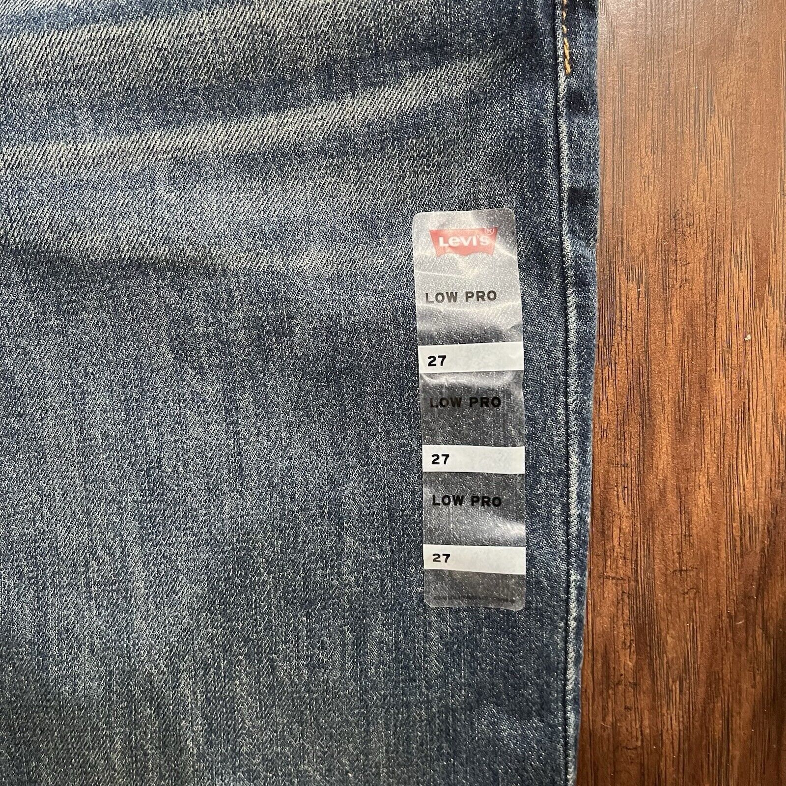 Levi's Levis Jeans Womens 27x30 Blue Low Pro Mid Rise NWT Size 27" / US 4 / IT 40 - 9 Thumbnail