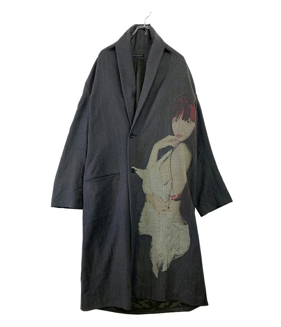 Yohji Yamamoto Yohji Yamamoto POUR HOMME 24aw Pattern Stole Jaket Size US M / EU 48-50 / 2 - 1 Thumbnail