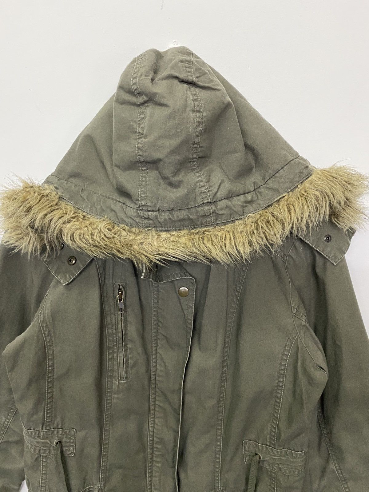 Japanese Brand Japanese Brand Clef De Sol Parka Fur Collar Jacket Size L / US 10 / IT 46 - 10 Thumbnail