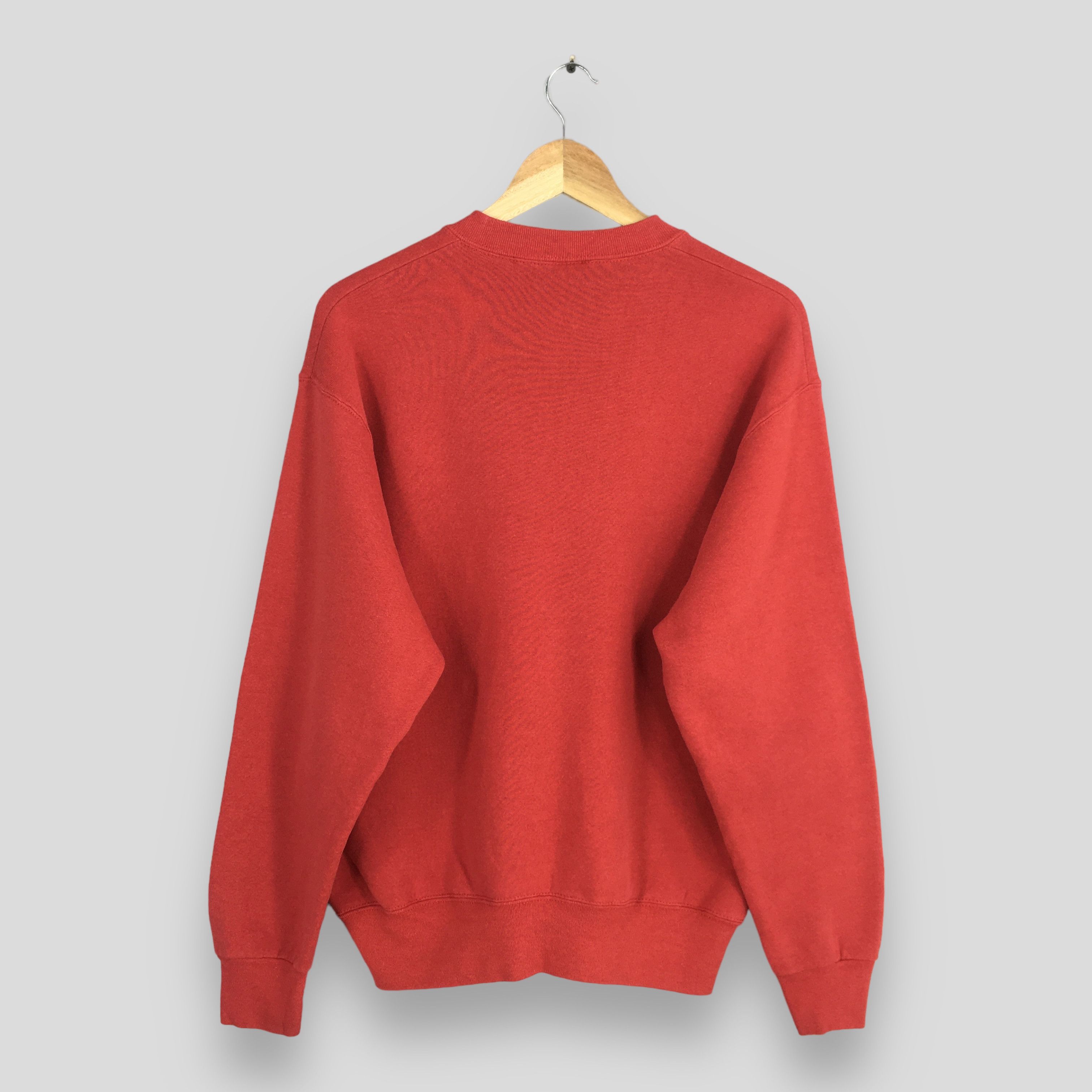 Fruit Of The Loom × NCAA Vintage John Ireland Hopkins School Red Sweatshirt Medium Size US M / EU 48-50 / 2 - 6 Thumbnail
