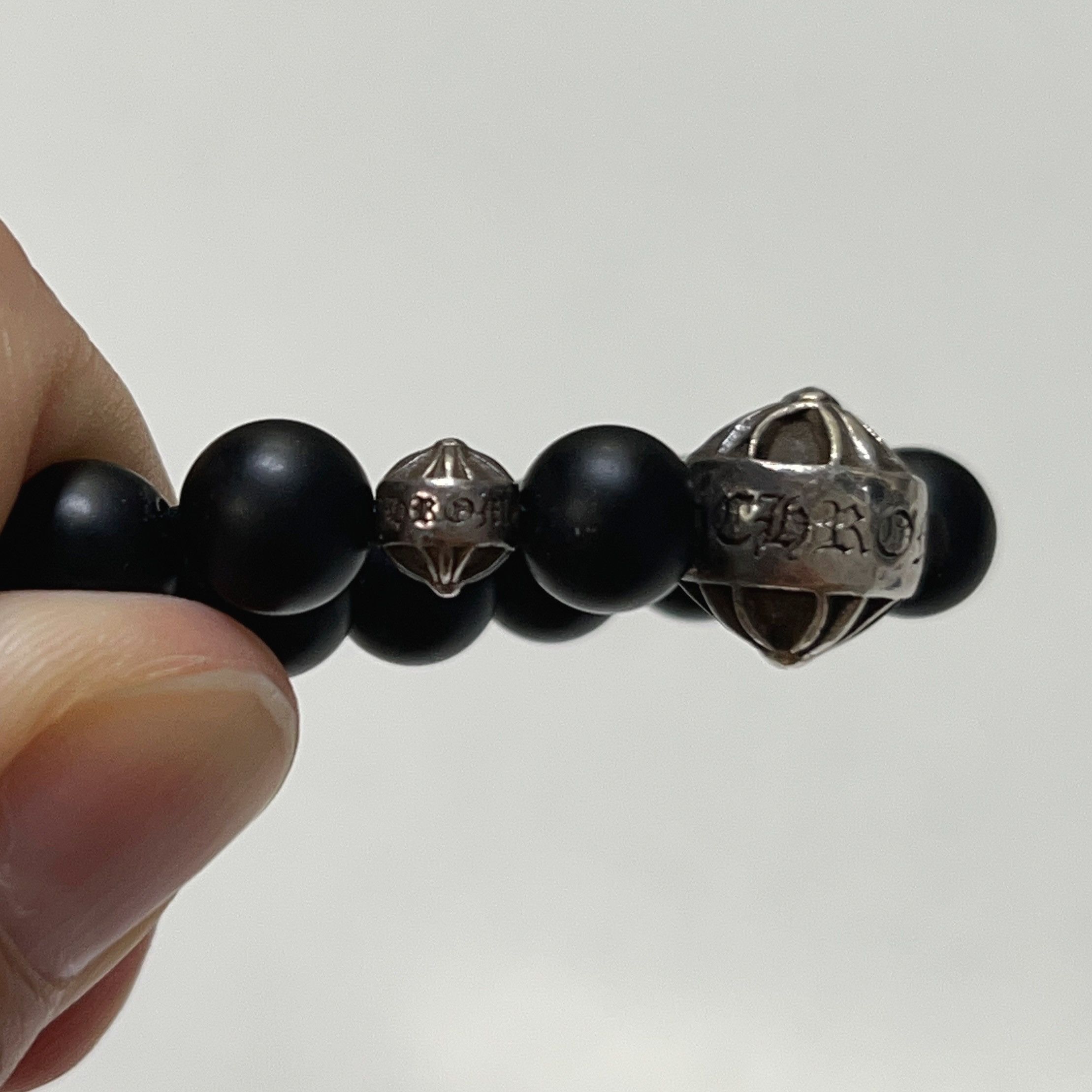 Chrome Hearts Chrome Hearts 71 BEAD Onyx Beads Bracelet 6mm Size ONE SIZE - 6 Thumbnail