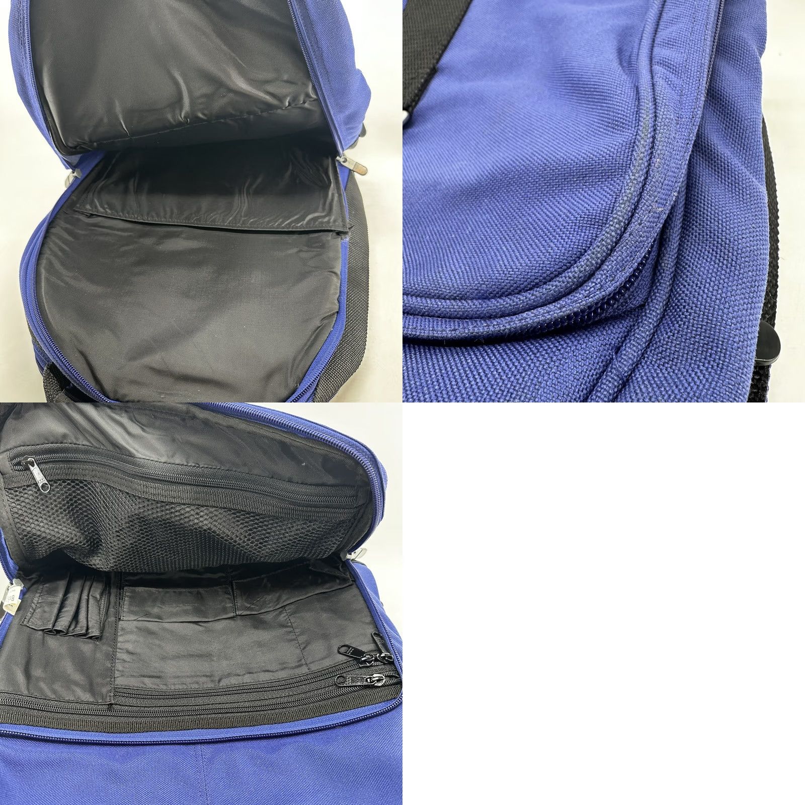 Briggs & Riley Briggs & Riley Backpack Mens Laptop Bag Travel Work Canvas Adjustable Straps Blue 15x8x6 Zip Orb Organizer Padded Laptop Sleeve Size ONE SIZE - 10 Thumbnail