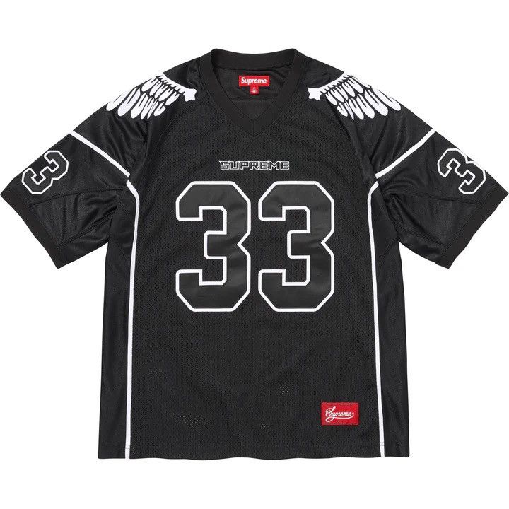Supreme Supreme Wing Football Jersey Black Size US M / EU 48-50 / 2 - 2 Thumbnail