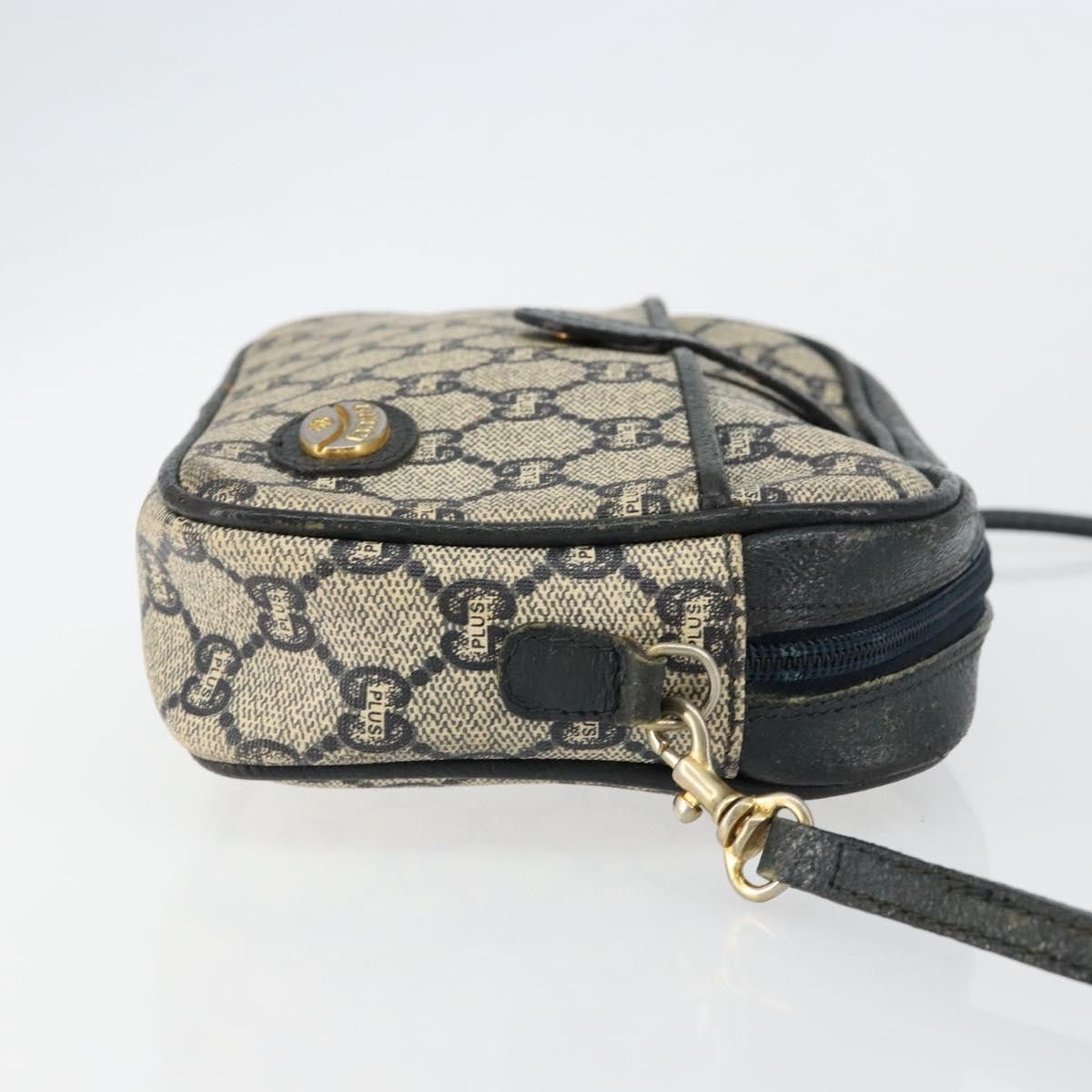 Gucci GUCCI GG Plus Supreme Shoulder Bag Pvc Navy Gold Size ONE SIZE - 4 Thumbnail