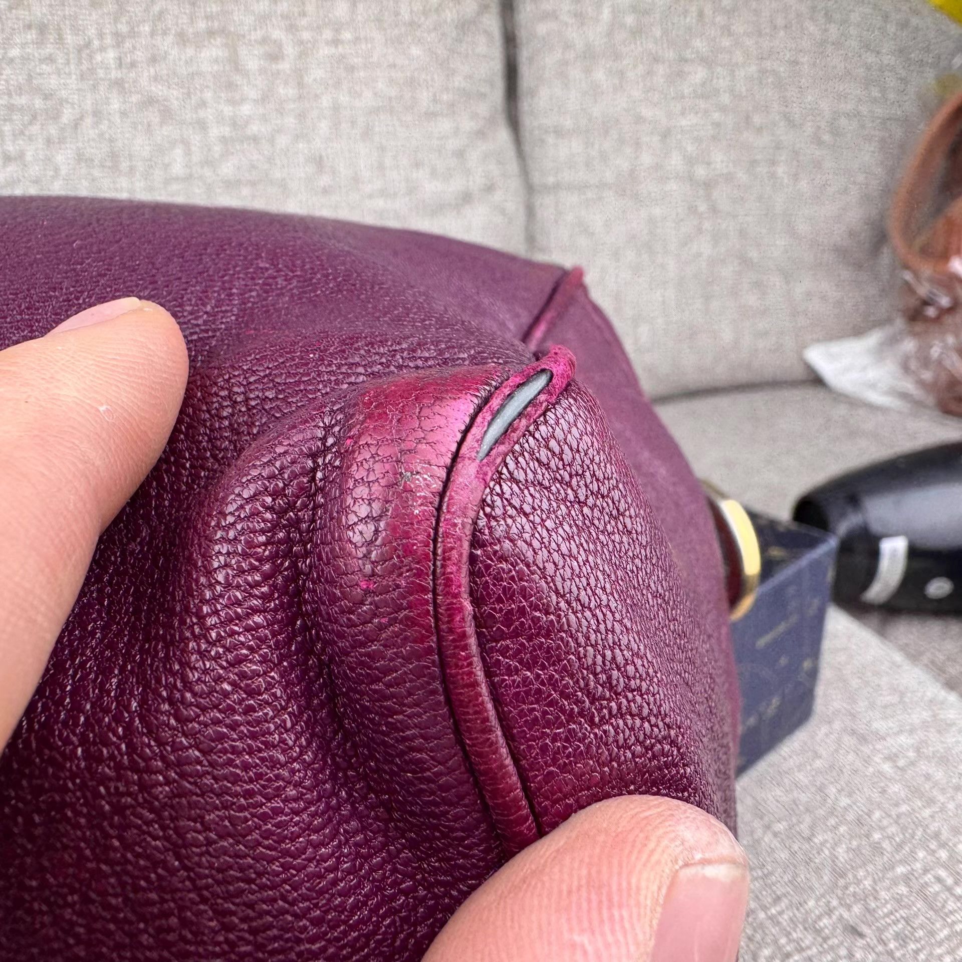 Loewe Loewe genuine leather women's handbag No shoulder strap Ｑ27 Size ONE SIZE - 4 Thumbnail