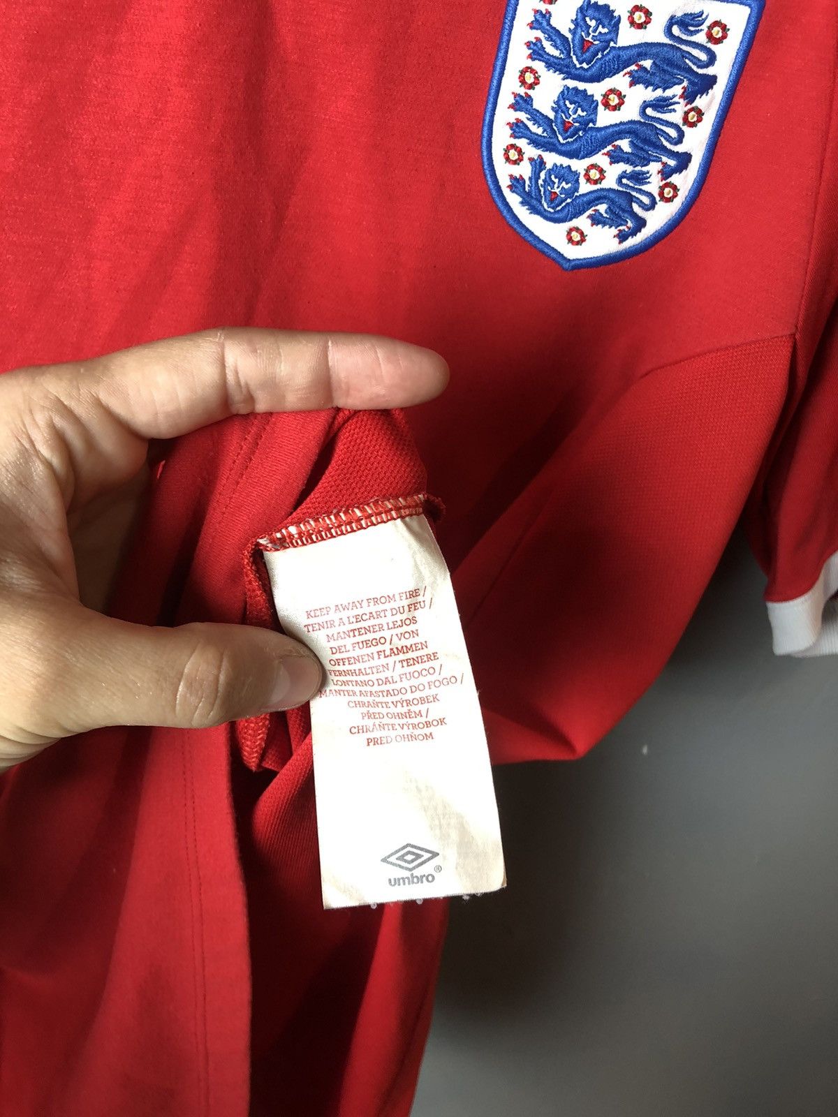 Umbro Vintage men’s soccer jersey Umbro England Size US S / EU 44-46 / 1 - 6 Thumbnail
