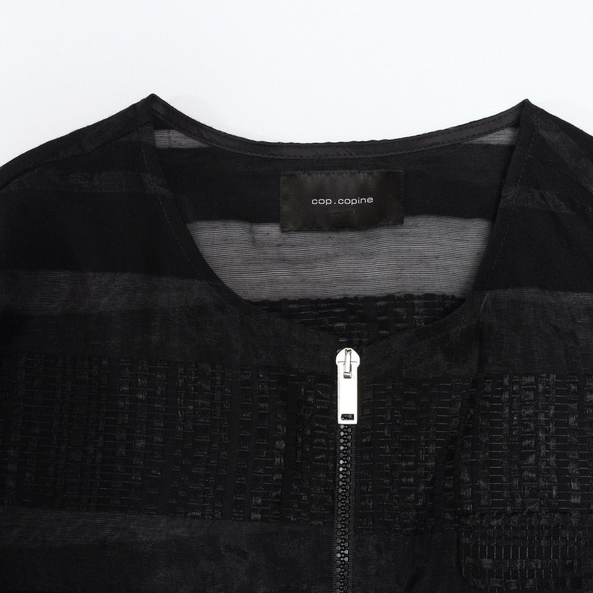Cop Copine Cop Copine Dragueur Blouson Mesh Viscose Jacket Black Size S / US 4 / IT 40 - 8 Thumbnail
