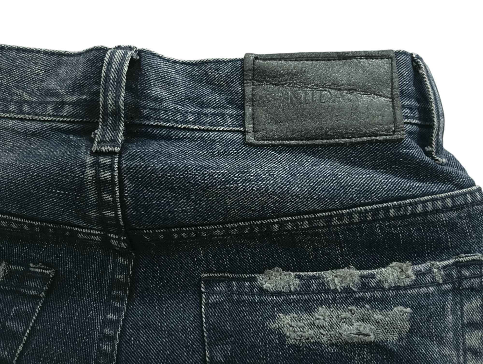 Japanese Brand × Vintage 🔥🔥Midas Patchwork Distressed Jeans Denim Size US 30 / EU 46 - 22 Thumbnail