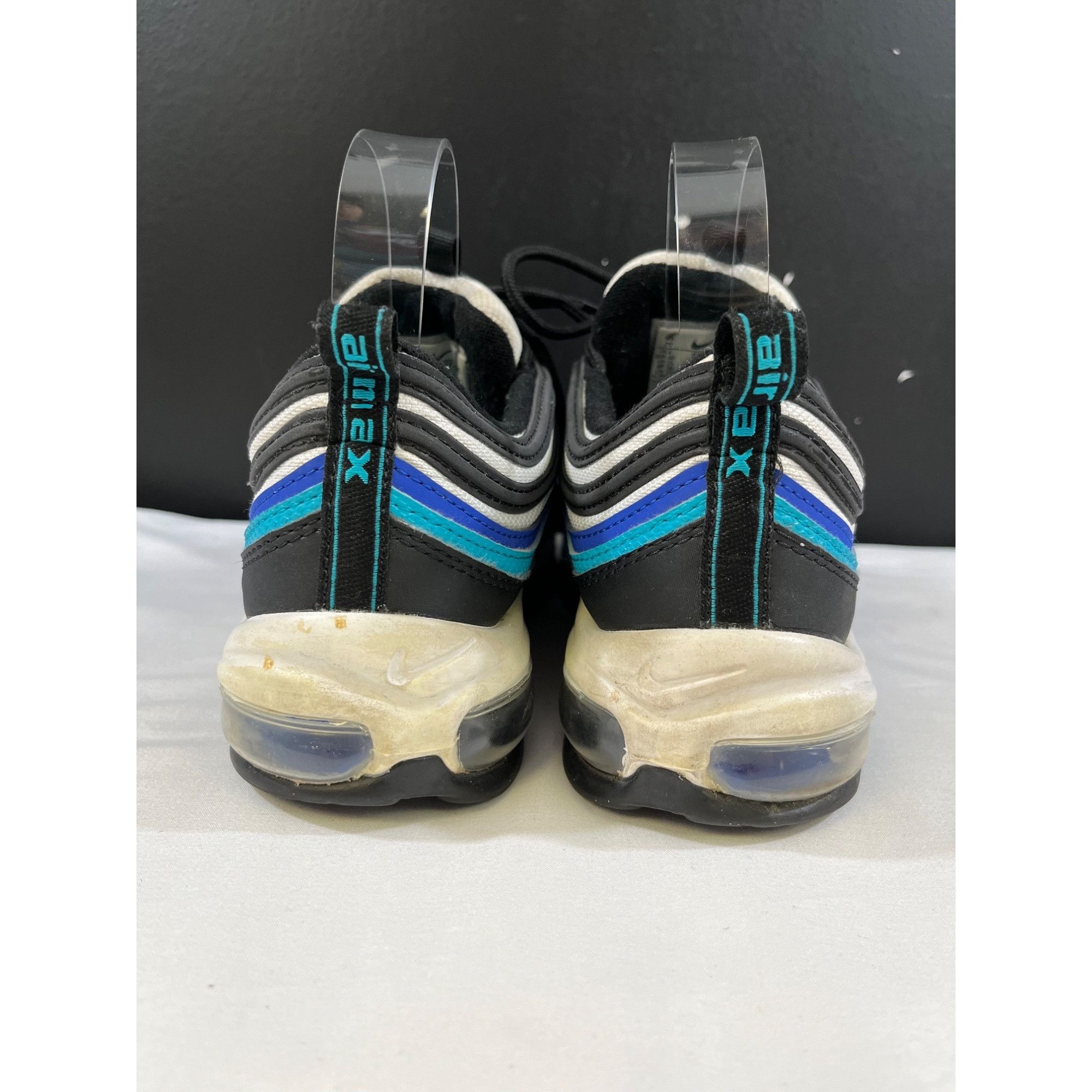 Nike Nike Air Max 97 GS Big Boys Black Sneakers Size 7Y SKU 6732 Size US 7 / EU 40 - 4 Thumbnail