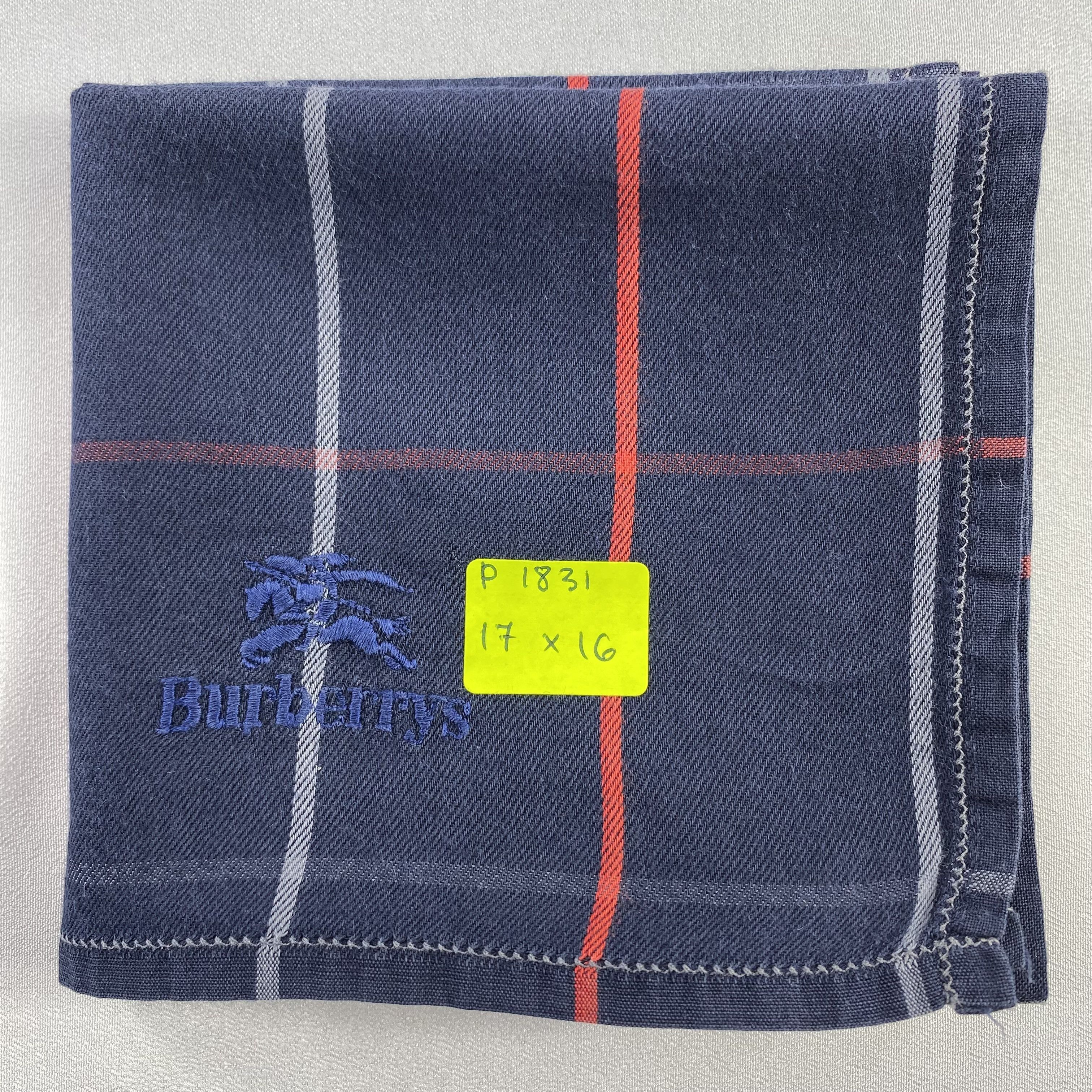 Burberry × Vintage Burberry Handkerchief / Neckerchief / Bandana-P1831 Size ONE SIZE - 5 Thumbnail