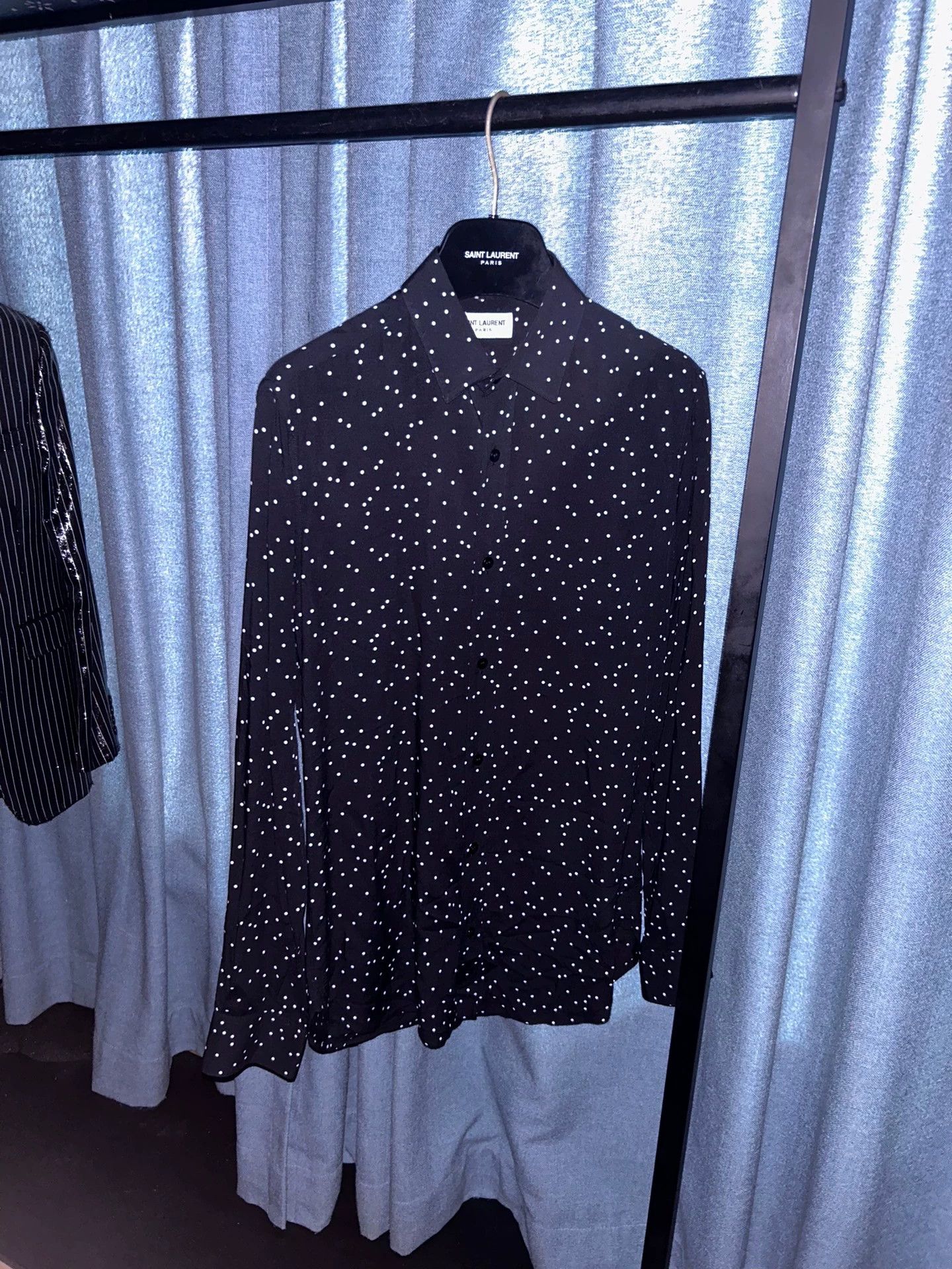 Saint Laurent Paris Saint Laurent Paris Starry Wave Dot Shirt Size US XS / EU 42 / 0 - 1 Thumbnail