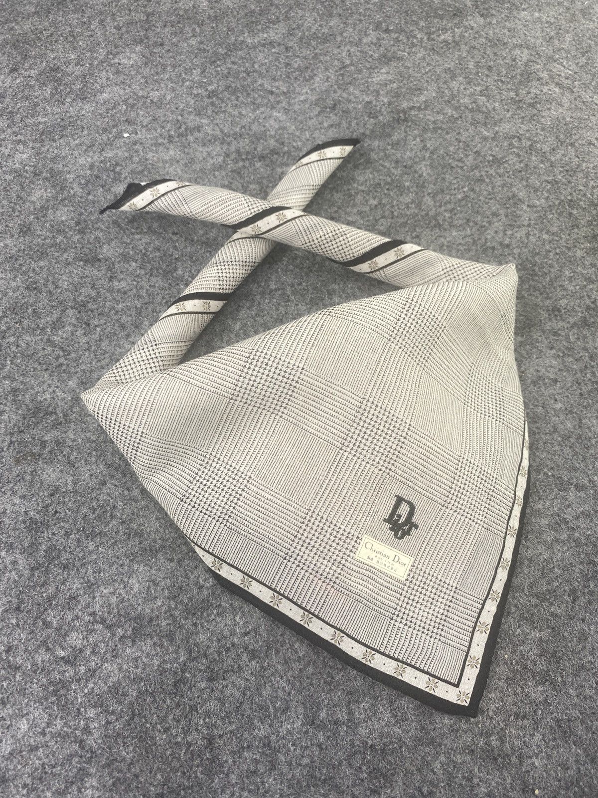 Vintage Christian Dior Handkerchief / Bandana / Neckerchief- B034 Size ONE SIZE - 1 Thumbnail