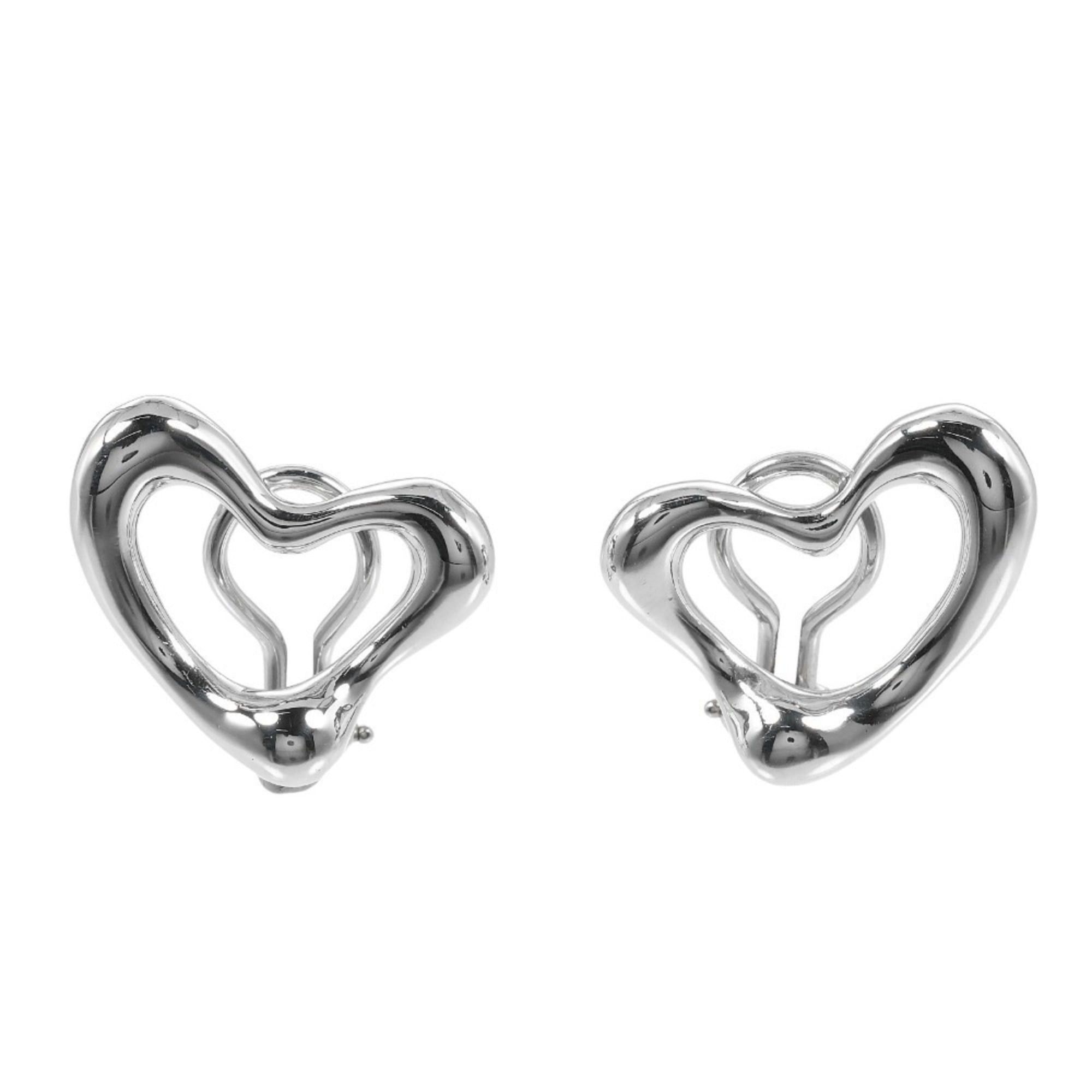 Tiffany & Co. Tiffany & Co. Open Heart Earrings, Silver 925, Approx. 10.6g, Heart, Women's Size ONE SIZE - 1 Thumbnail