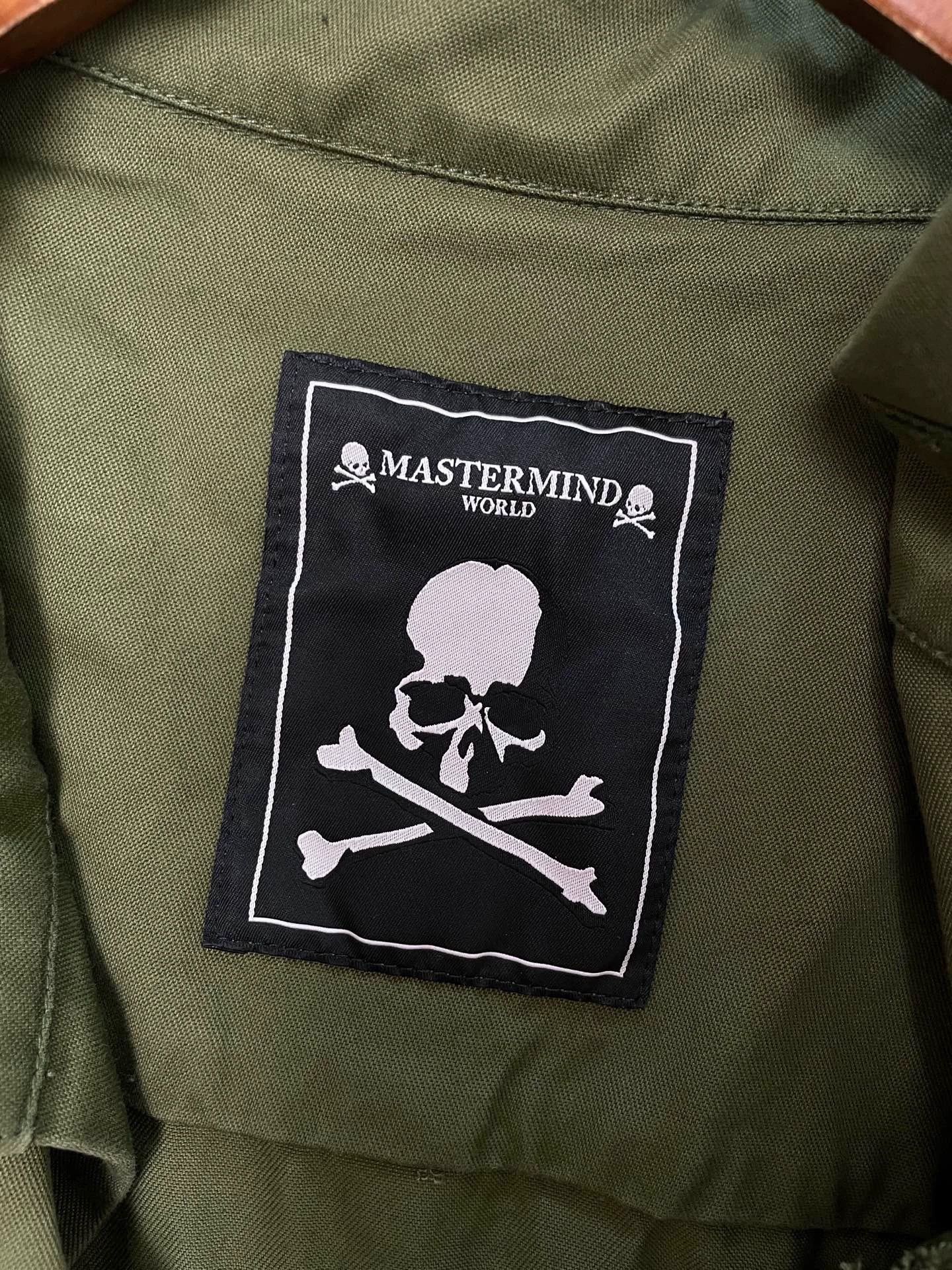Mastermind Japan Mastermind Olive Drab Trench Silver Skull Back L Size US L / EU 52-54 / 3 - 4 Thumbnail