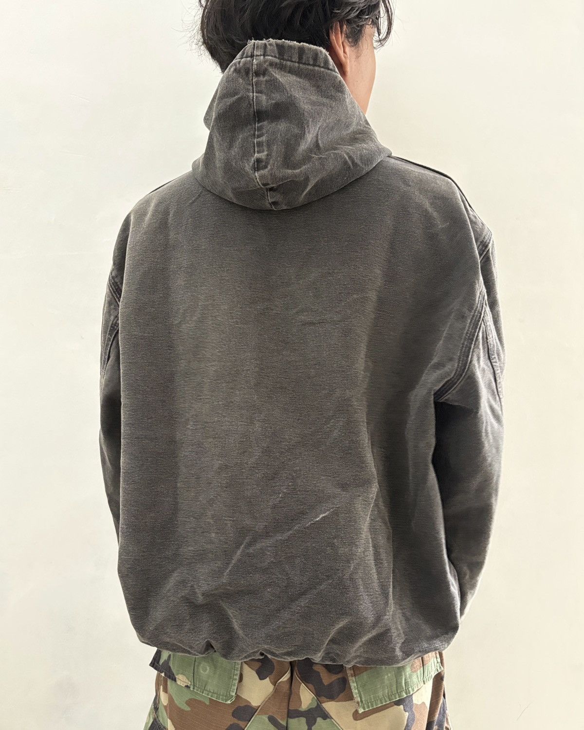 Carhartt 1990s Faded Black JR105 Carhartt Active Jacket Size US L / EU 52-54 / 3 - 4 Thumbnail