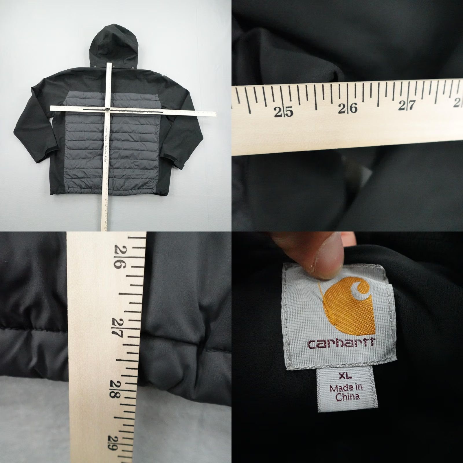 Carhartt Result: Carhartt Jacket Mens XL Gray Puffer Quilted Insulated Removable Coat Full Zip Size US XL / EU 56 / 4 - 8 Thumbnail