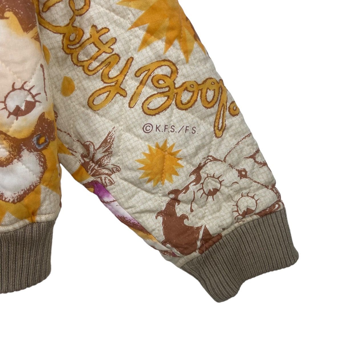 Cartoon Network Vintage Betty Boop Full Print Quilted Bomber Style Jacket Size L / US 10 / IT 46 - 12 Thumbnail