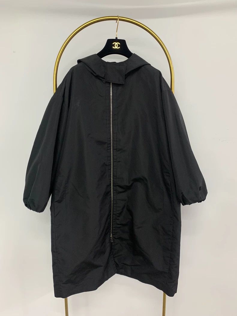 Dior Dior Black Hooded Long Trench Coat - dmc Size US M / EU 48-50 / 2 - 1 Thumbnail
