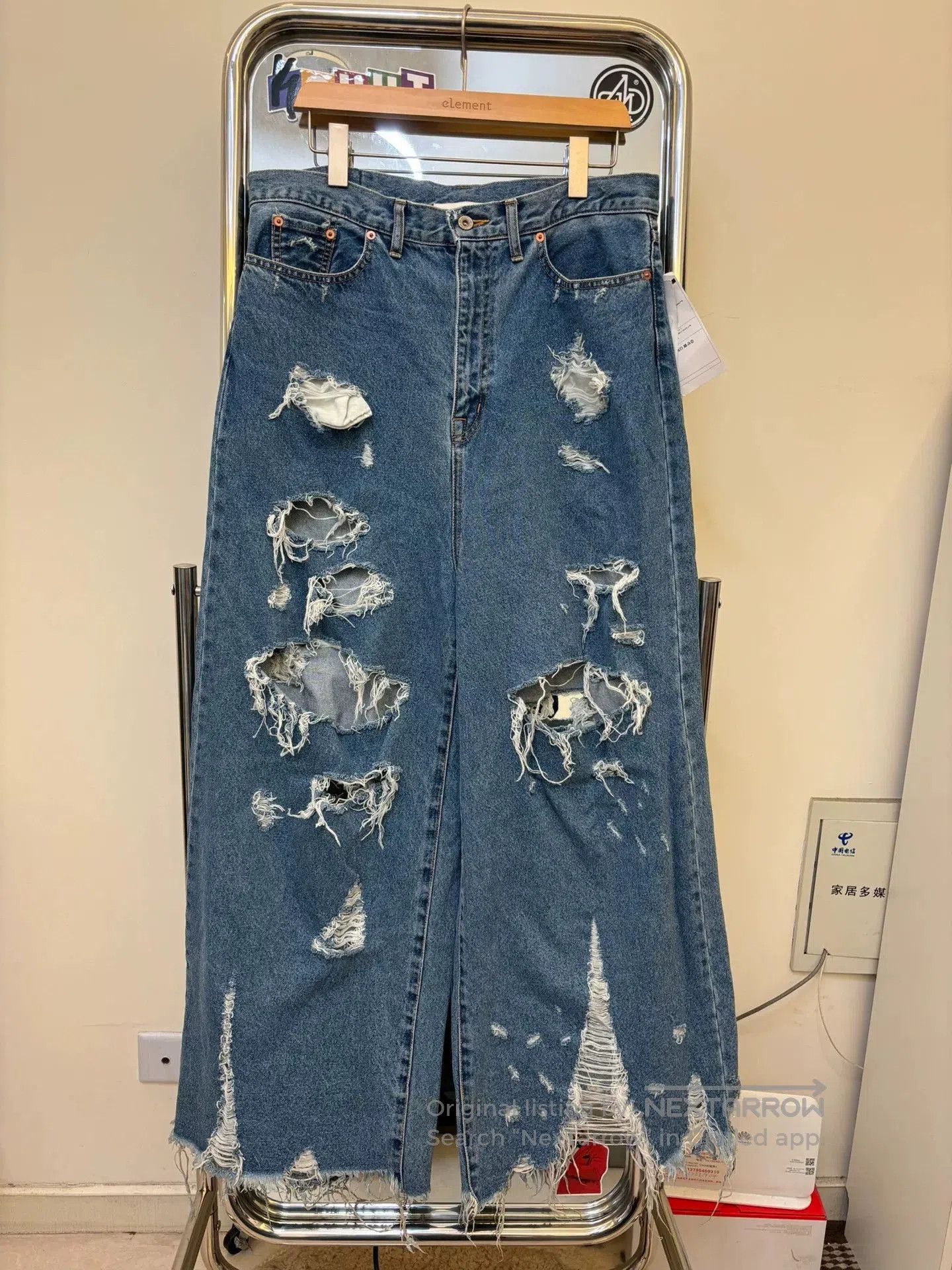 Doublet doublet Distressed Denim Wide. Size US 34 / EU 50 - 1 Thumbnail