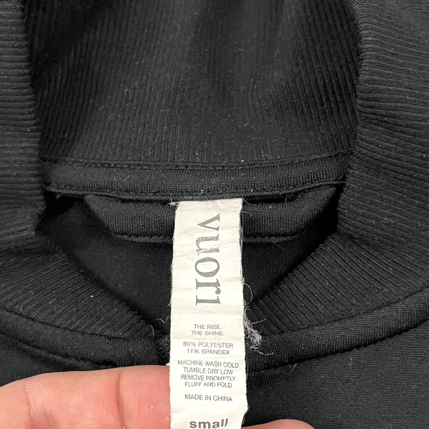 Vuori Vuori Halo Bomber Track Jacket Women Small Black Gray Active Performance Size S / US 4 / IT 40 - 3 Thumbnail