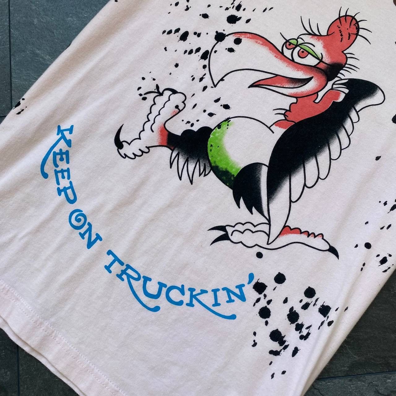 Christian Audigier × Ed Hardy × Japanese Brand Vintage Ed Hardy by Christian Audigier Big Graphic Japan tee Size US M / EU 48-50 / 2 - 4 Thumbnail